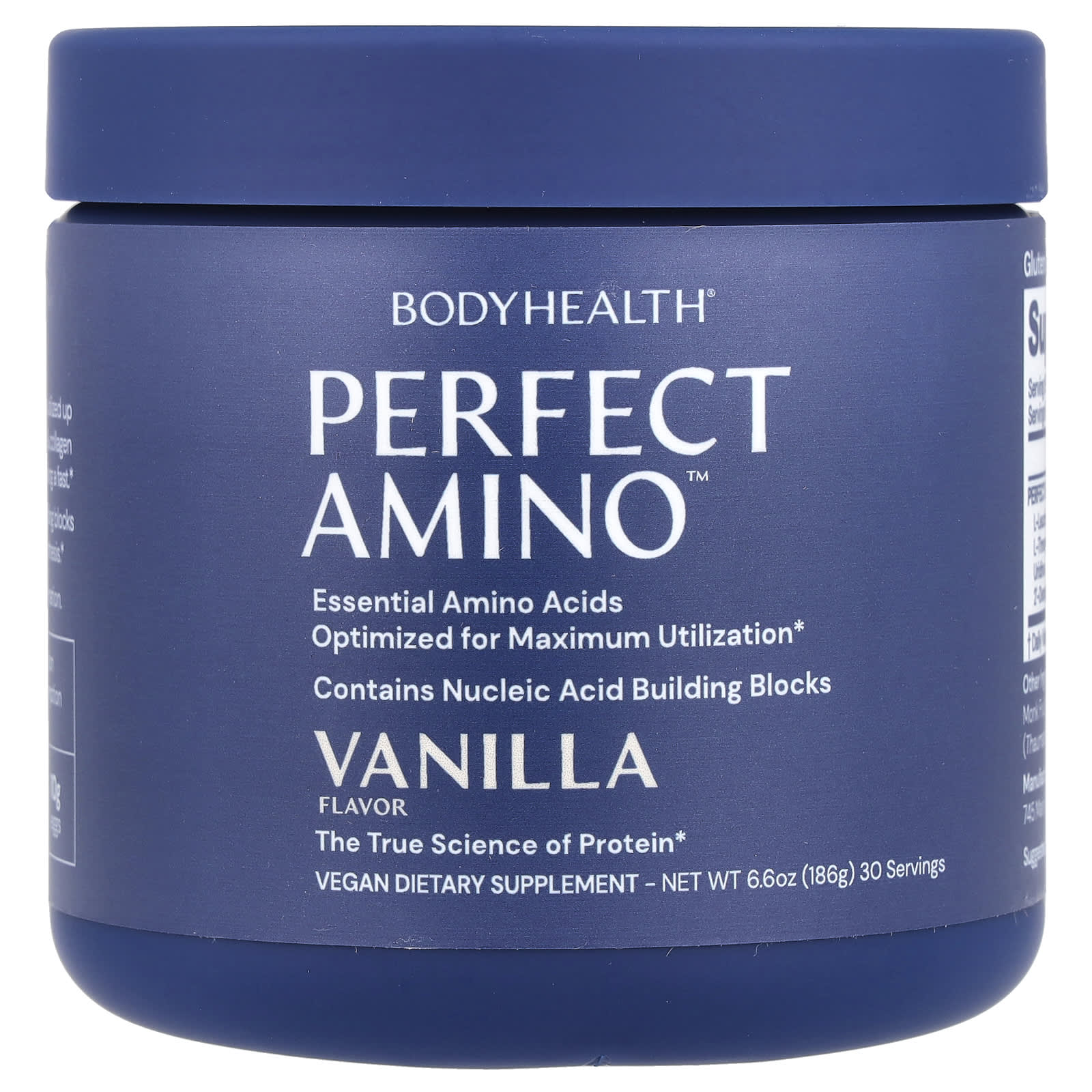 BodyHealth, Perfect Amino ™, ваниль, 186 г (6,6 унции)