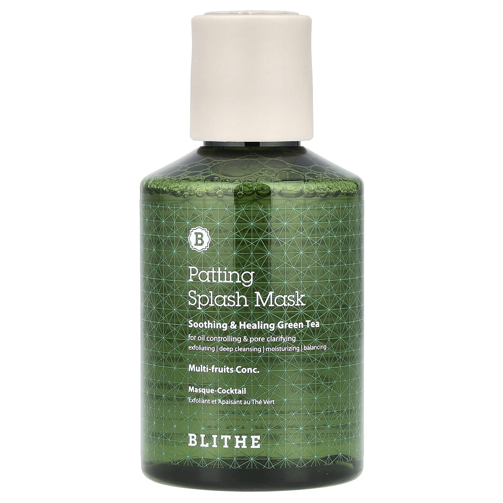 Blithe Patting Splash Mask успокаивающая и заживляющая маска с зеленым чаем 150 мл 507 жидк унции 3390₽
