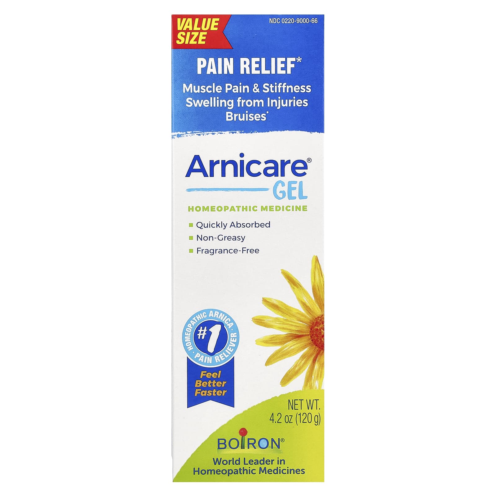 Boiron, Arnicare, обезболивающий гель, без отдушек, 120 г (4,2 унции)