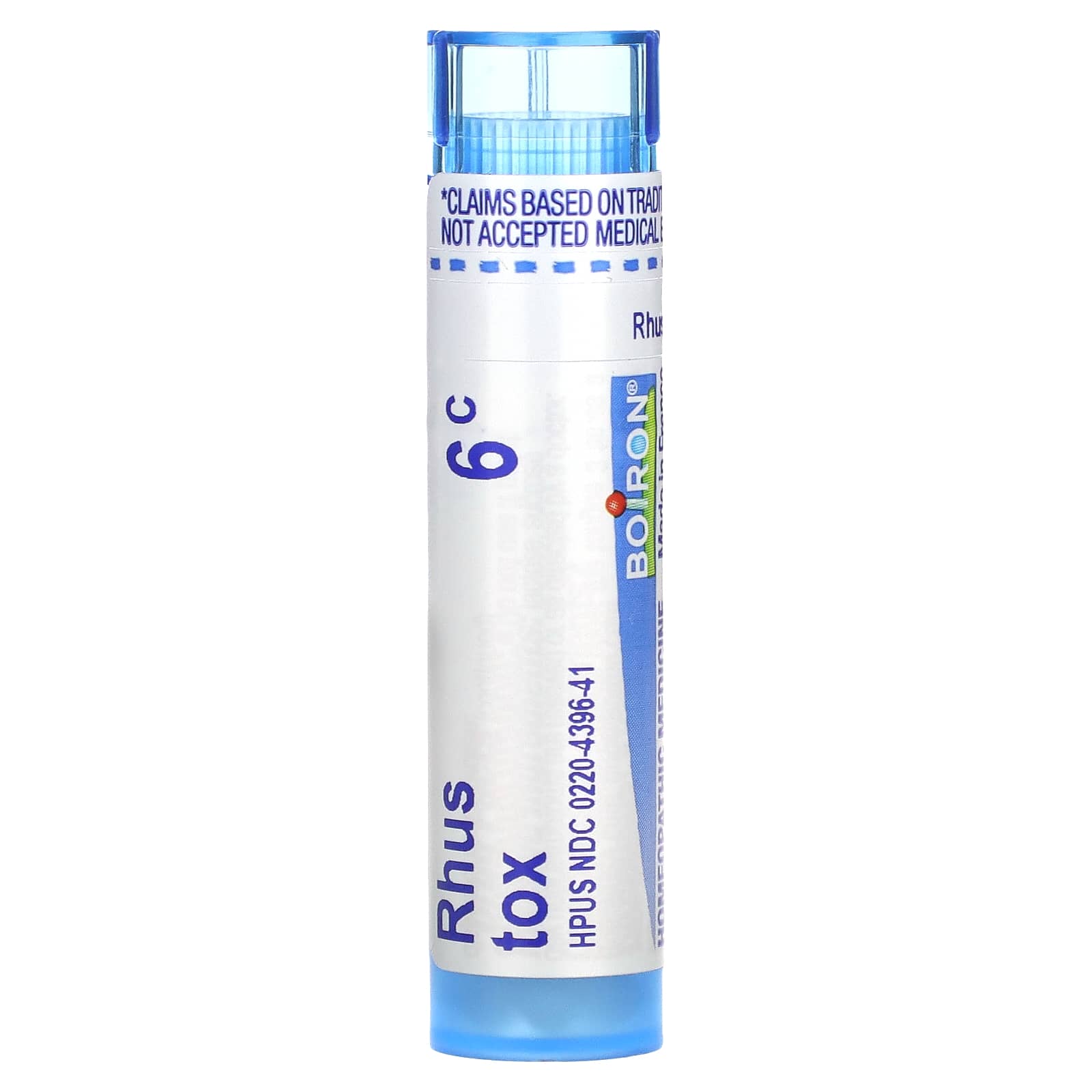 Boiron, Rhus Tox, 6C, обезболивающее, прибл. 80 гранул