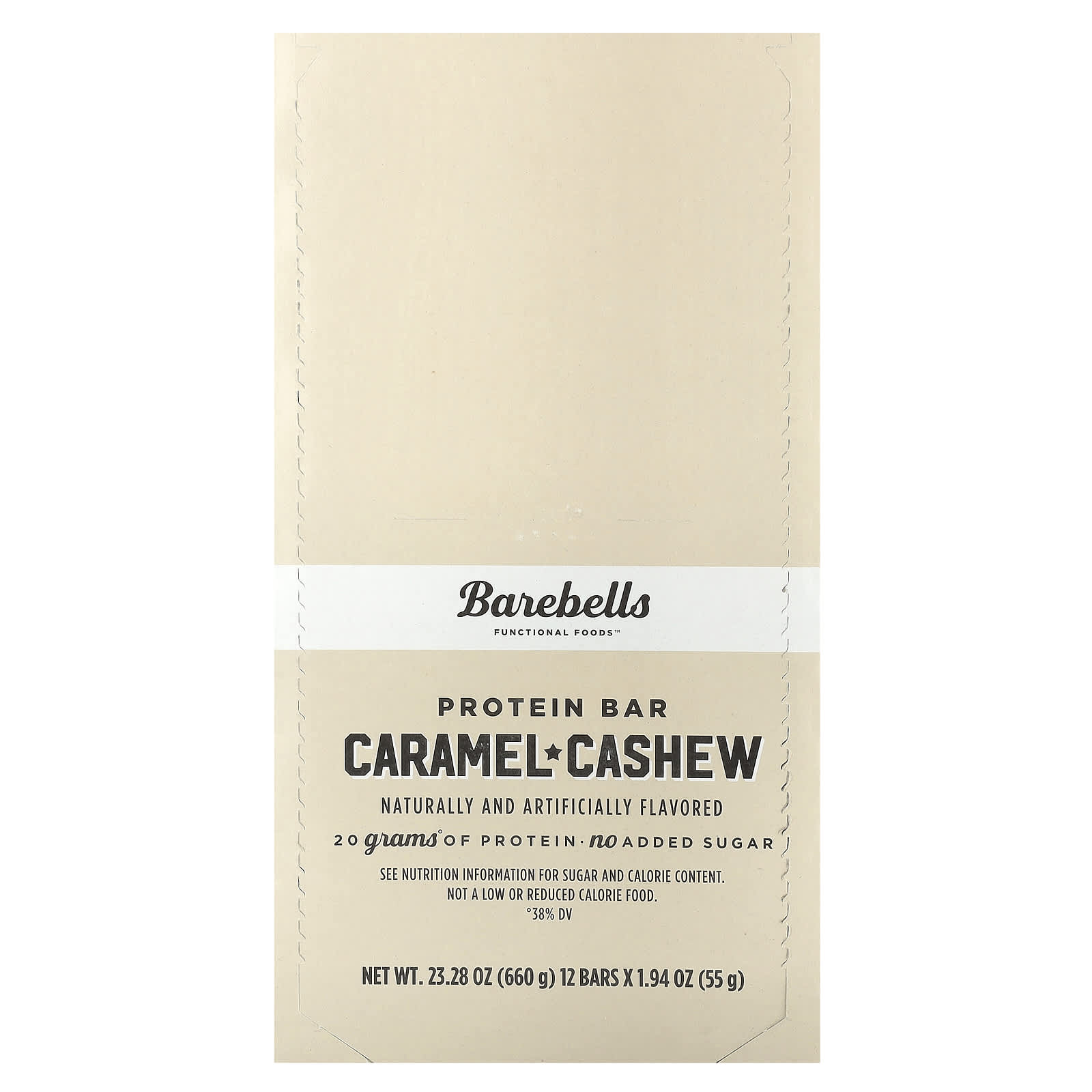 Barebells Протеиновый батончик с карамелью и кешью 12 батончиков по 55 г 194 унции 5790₽