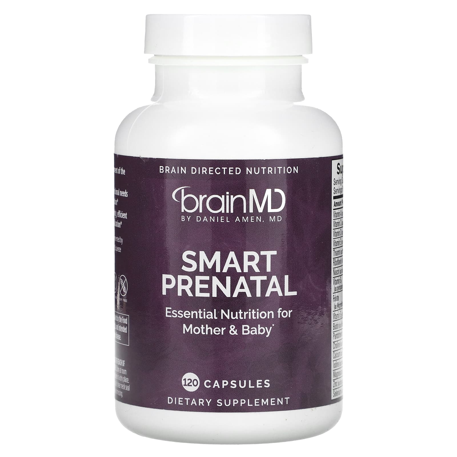 BrainMD Smart Prenatal пренатальный комплекс 120 капсул 5790₽