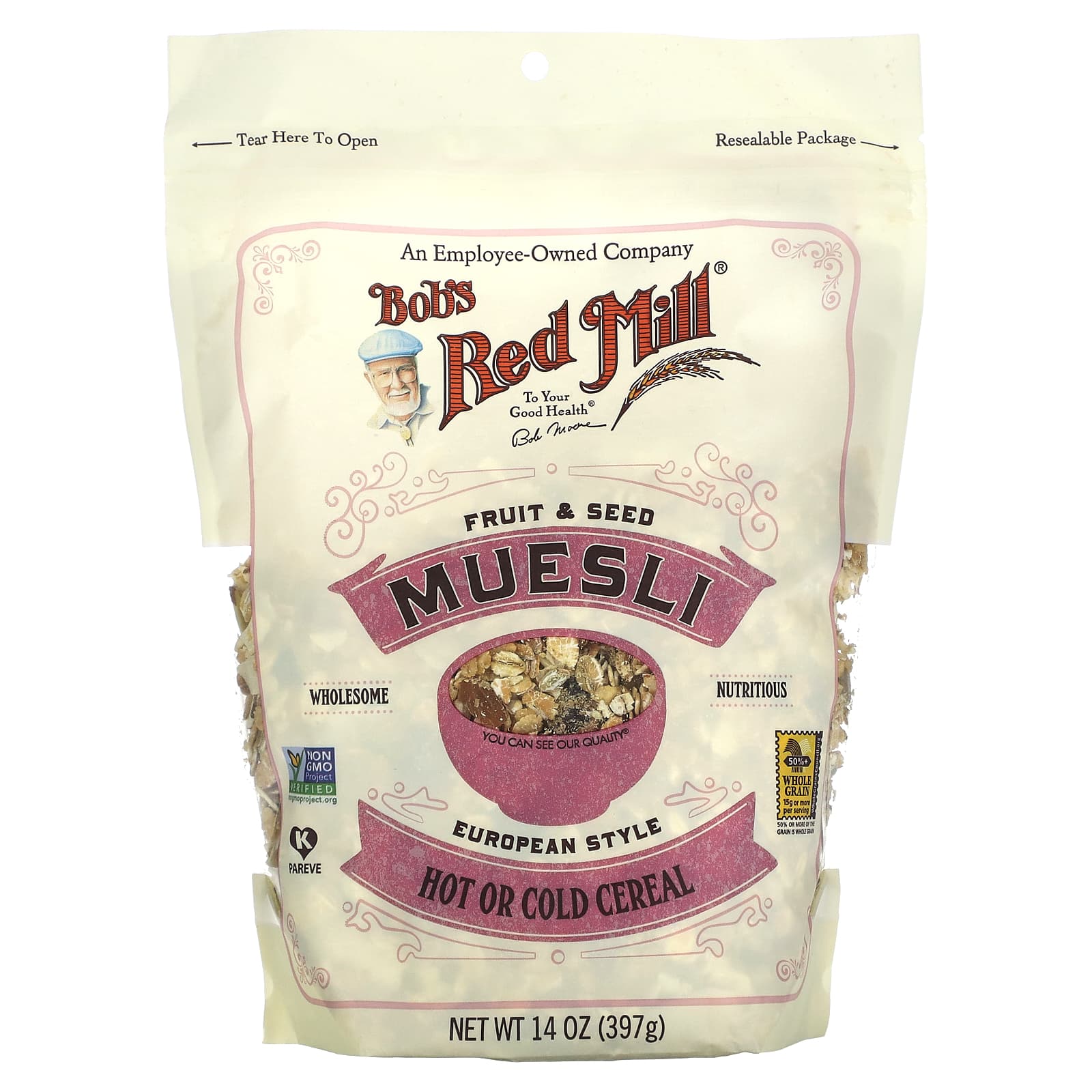 Bob's Red Mill, Мюсли, фрукты и семена, 397 г (14 унций)