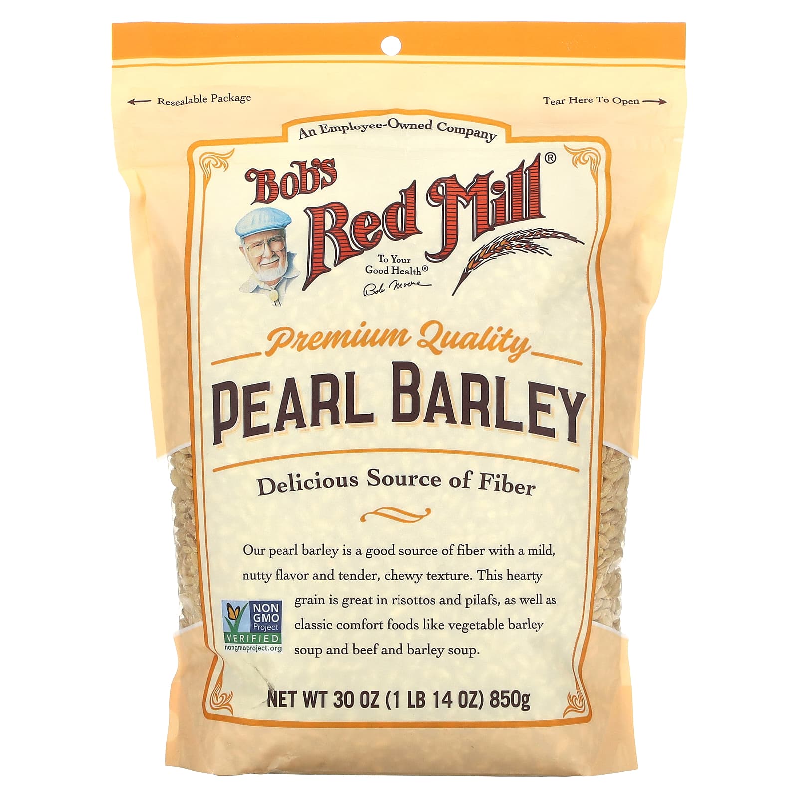 Bob's Red Mill, Перловая крупа, 850 г (1 фунт 14 унций)