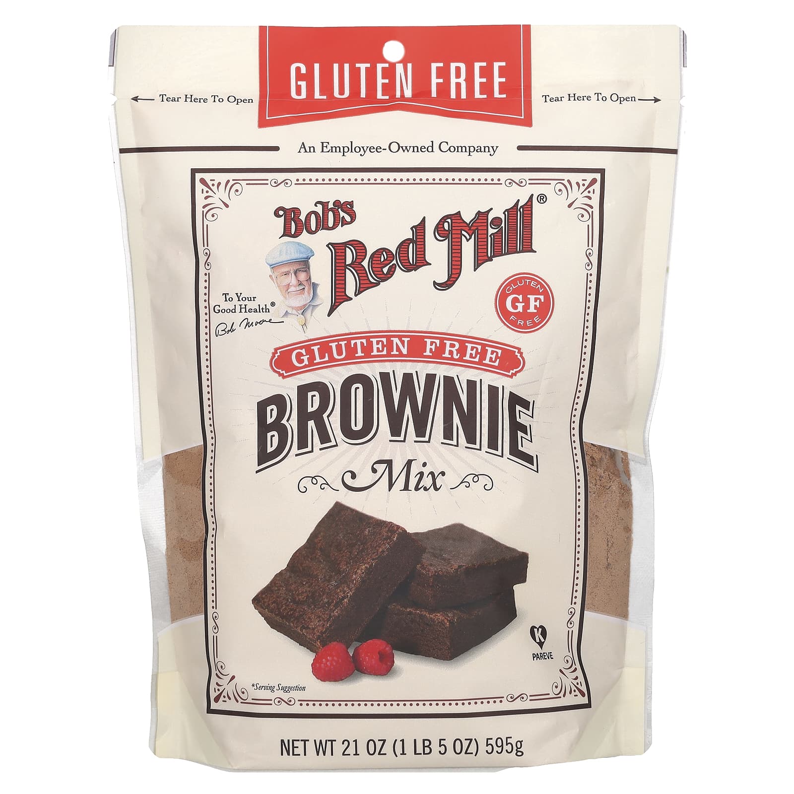 Bob's Red Mill, Смесь для брауни без глютена, 595 г (21 унция)