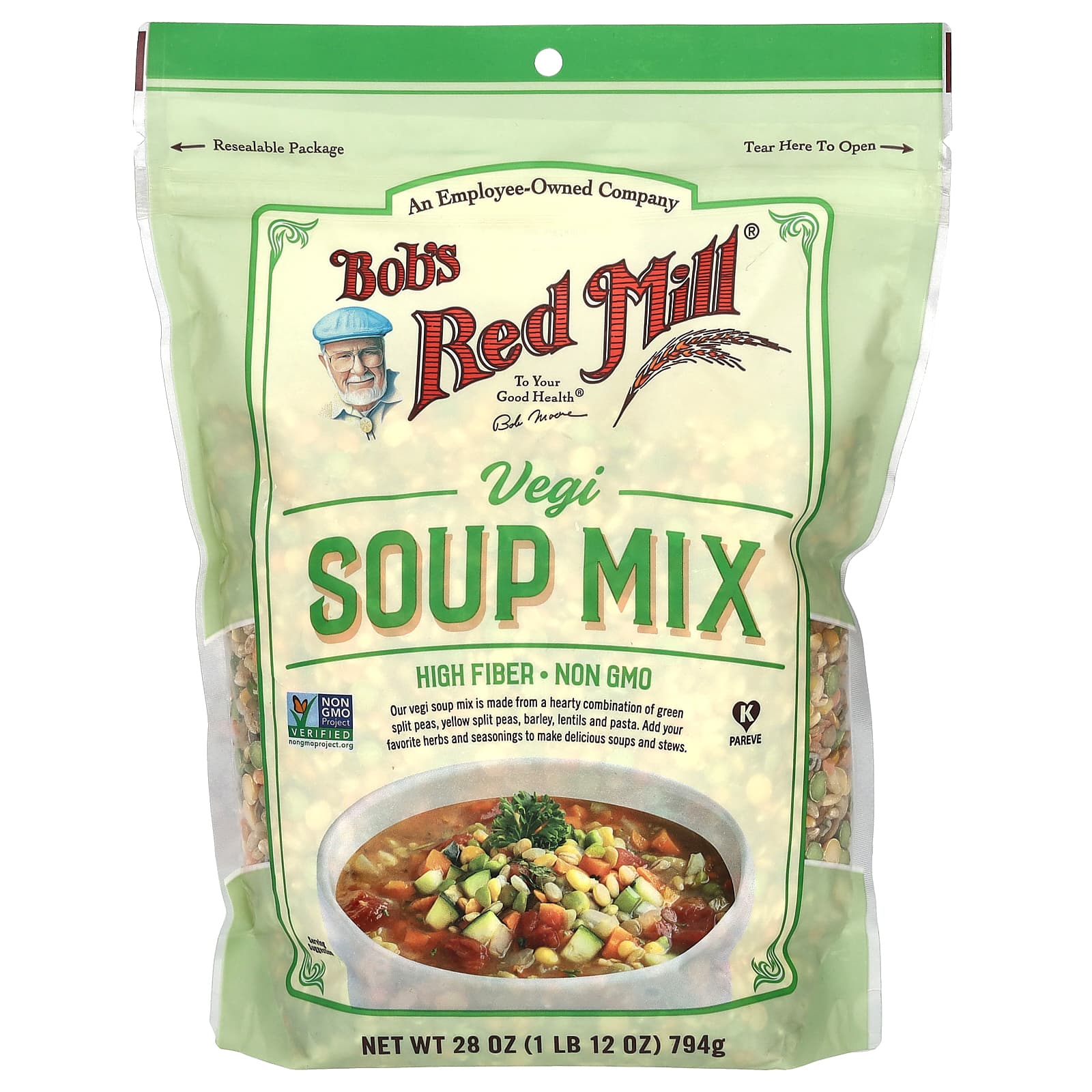 Bob's Red Mill, Вегетарианская суповая смесь, 794 г (28 унций)
