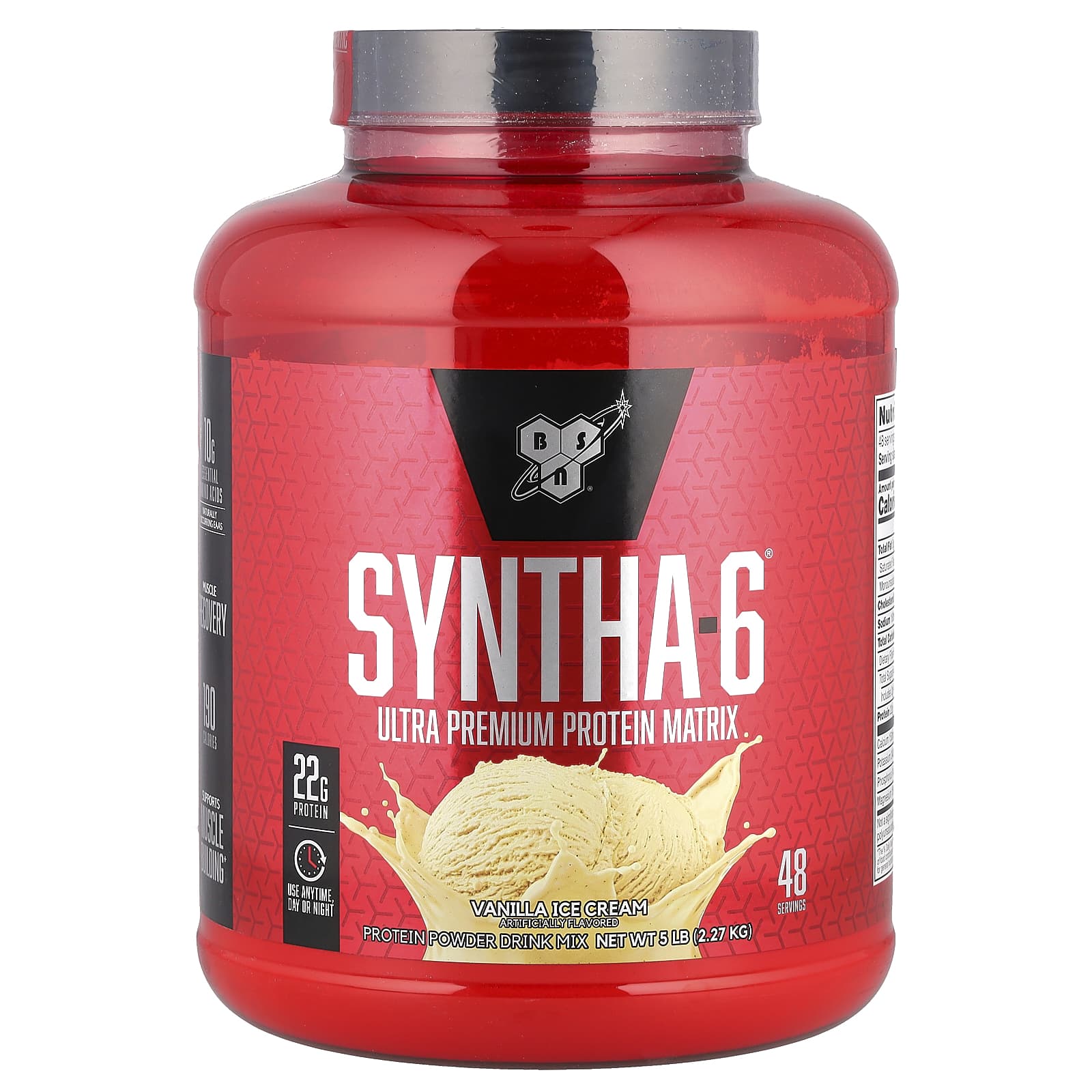 BSN Syntha-6 протеиновая матрица премиального качества со вкусом ванильного мороженого 227 кг 5 фунтов 12690₽