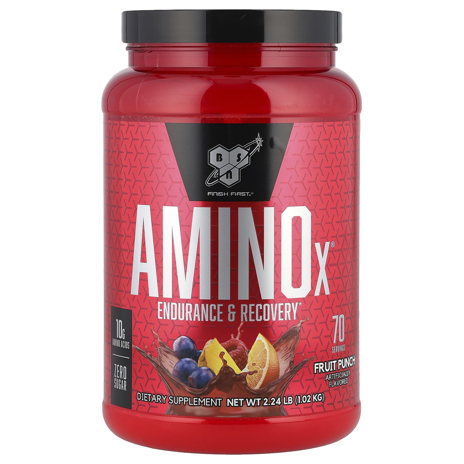 BSN Формула с аминокислотами Amino-X выносливость и восстановление фруктовый пунш 101 кг 223 фунта 10090₽