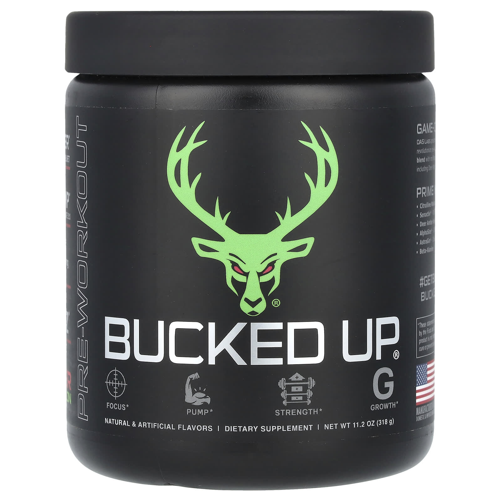 Bucked Up Перед тренировкой арбуз 318 г 112 унции 7590₽
