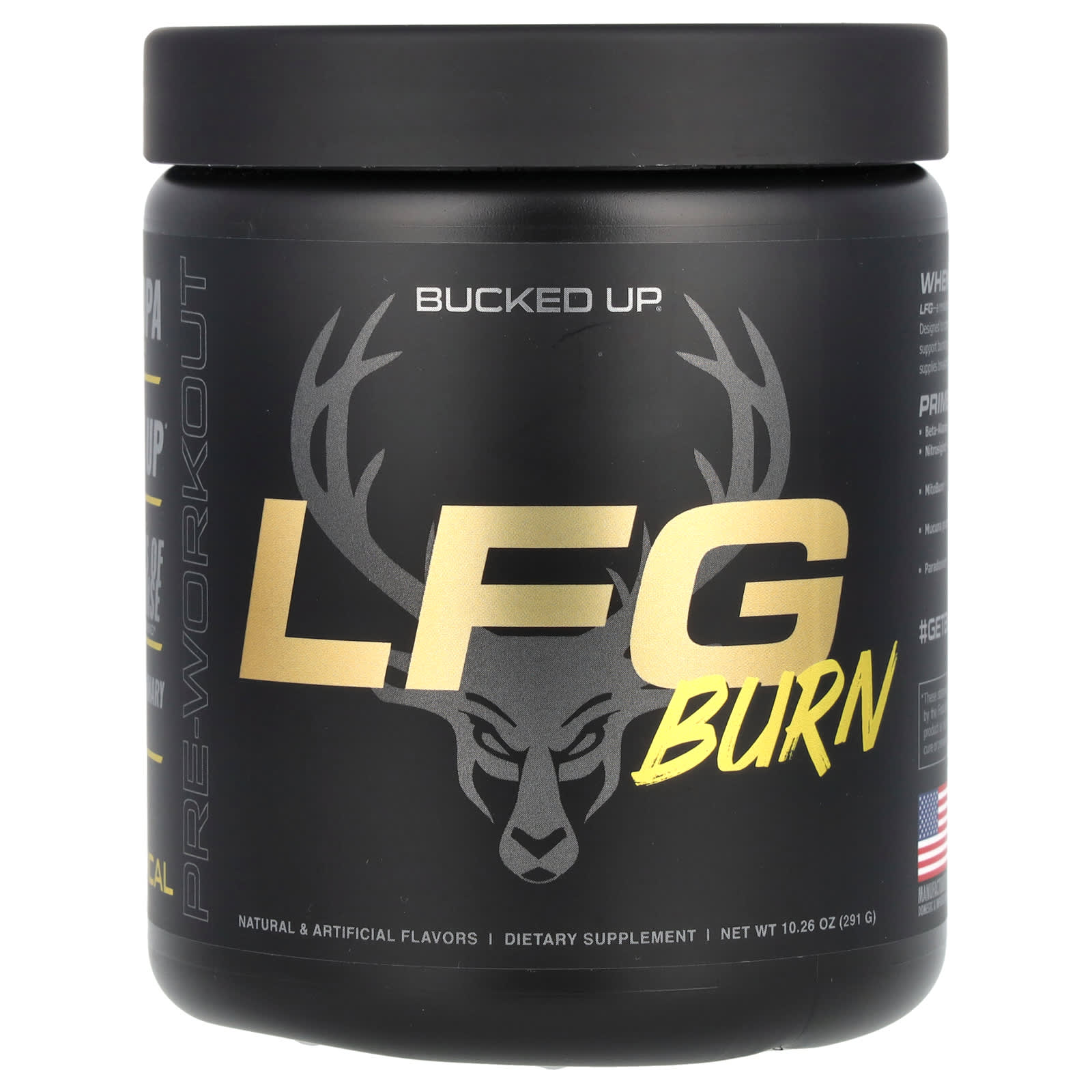 Bucked Up LFG Burn предтренировочный комплекс со вкусом тропических фруктов 291 г 1026 унции 9090₽