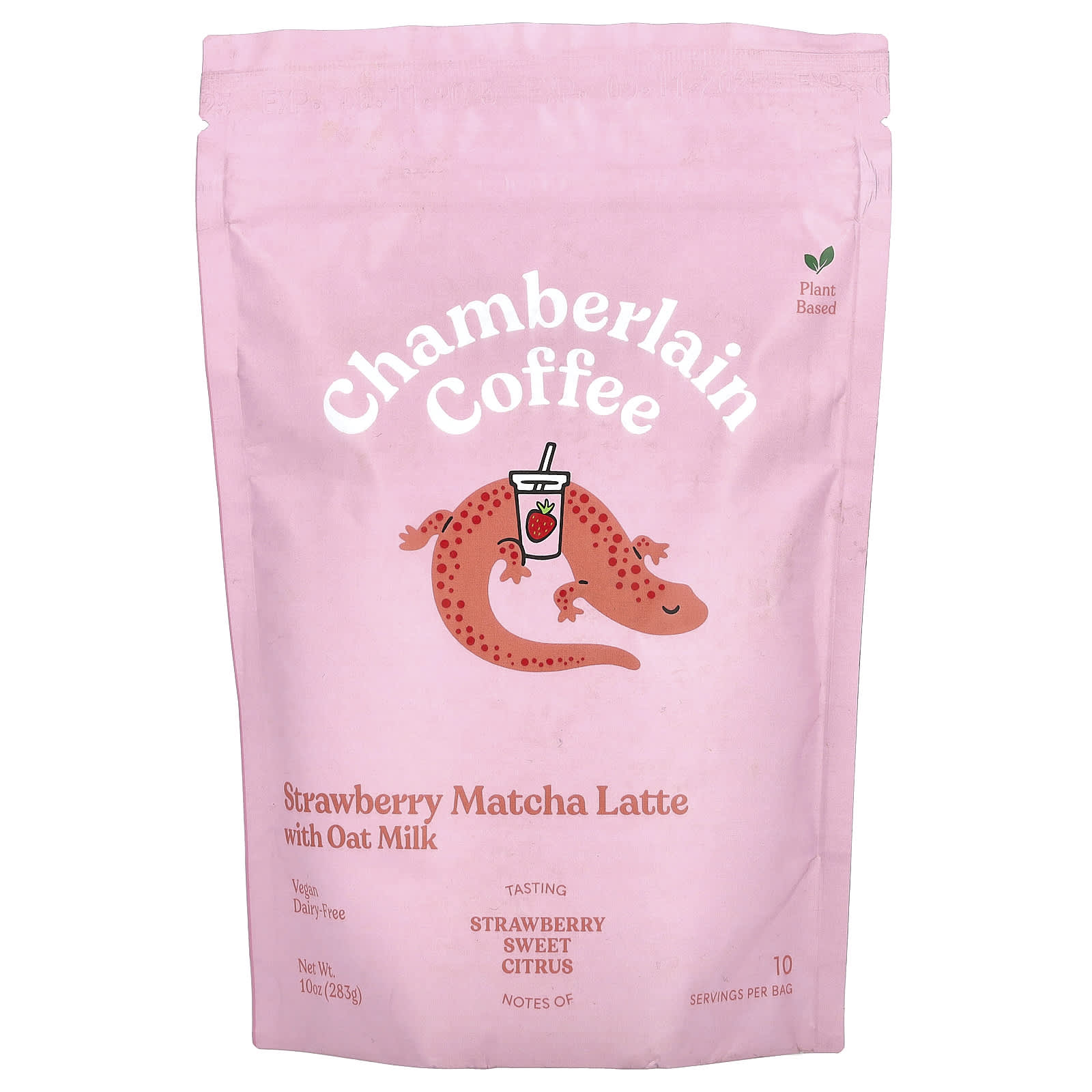 Chamberlain Coffee Клубничный латте с овсяным молоком 283 г 10 унций 3790₽