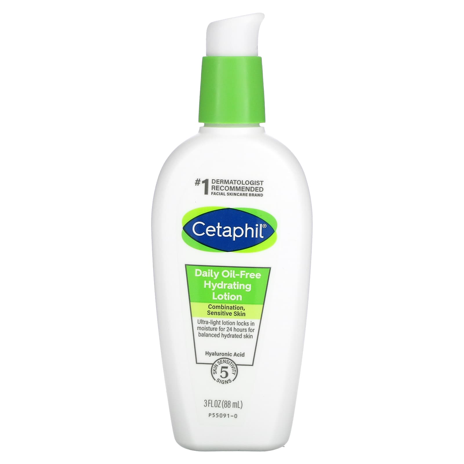 Cetaphil, Увлажняющий лосьон на каждый день с гиалуроновой кислотой, 88 мл