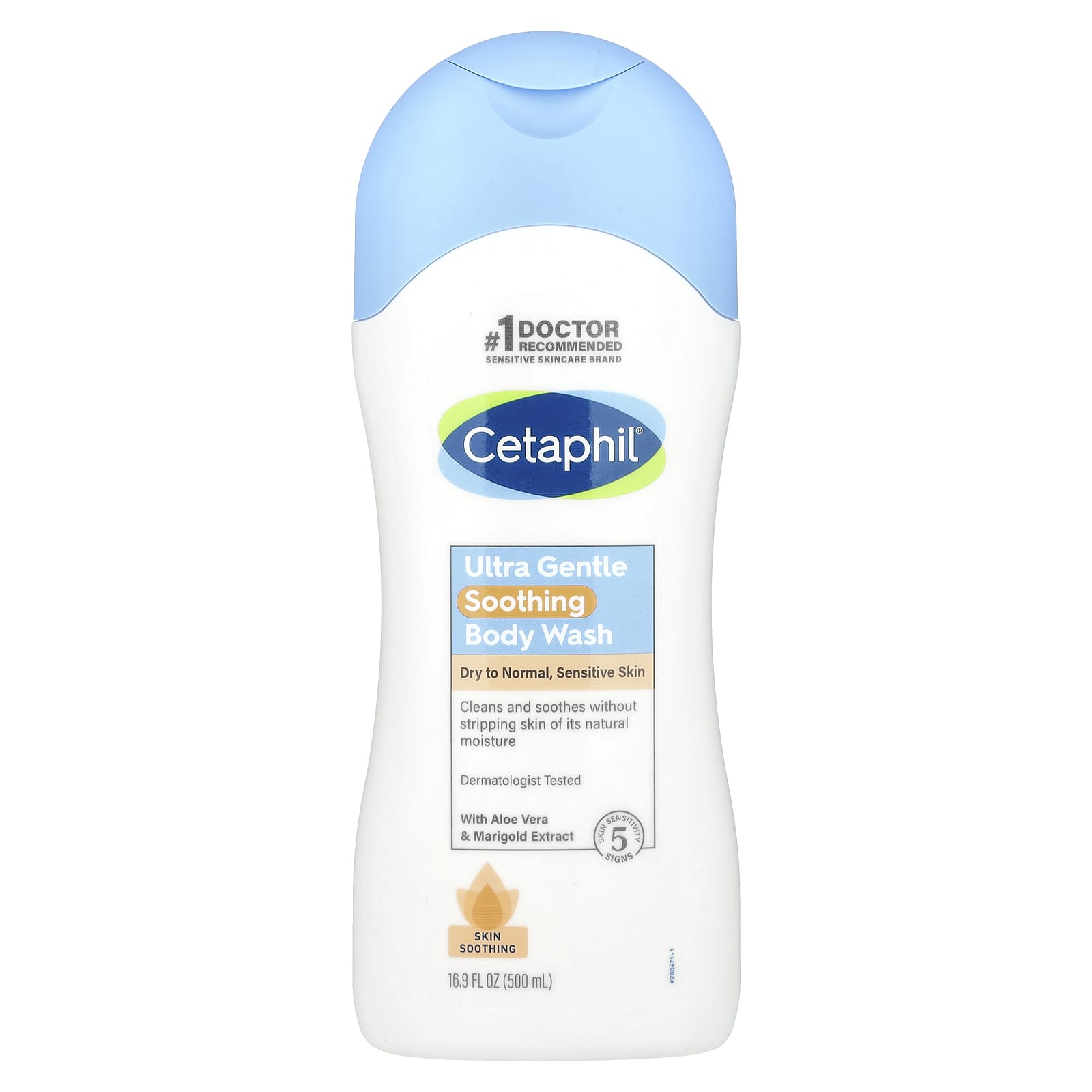 Cetaphil Ультра нежное успокаивающее гель для душа 500 мл 169 жидк Унции 2190₽