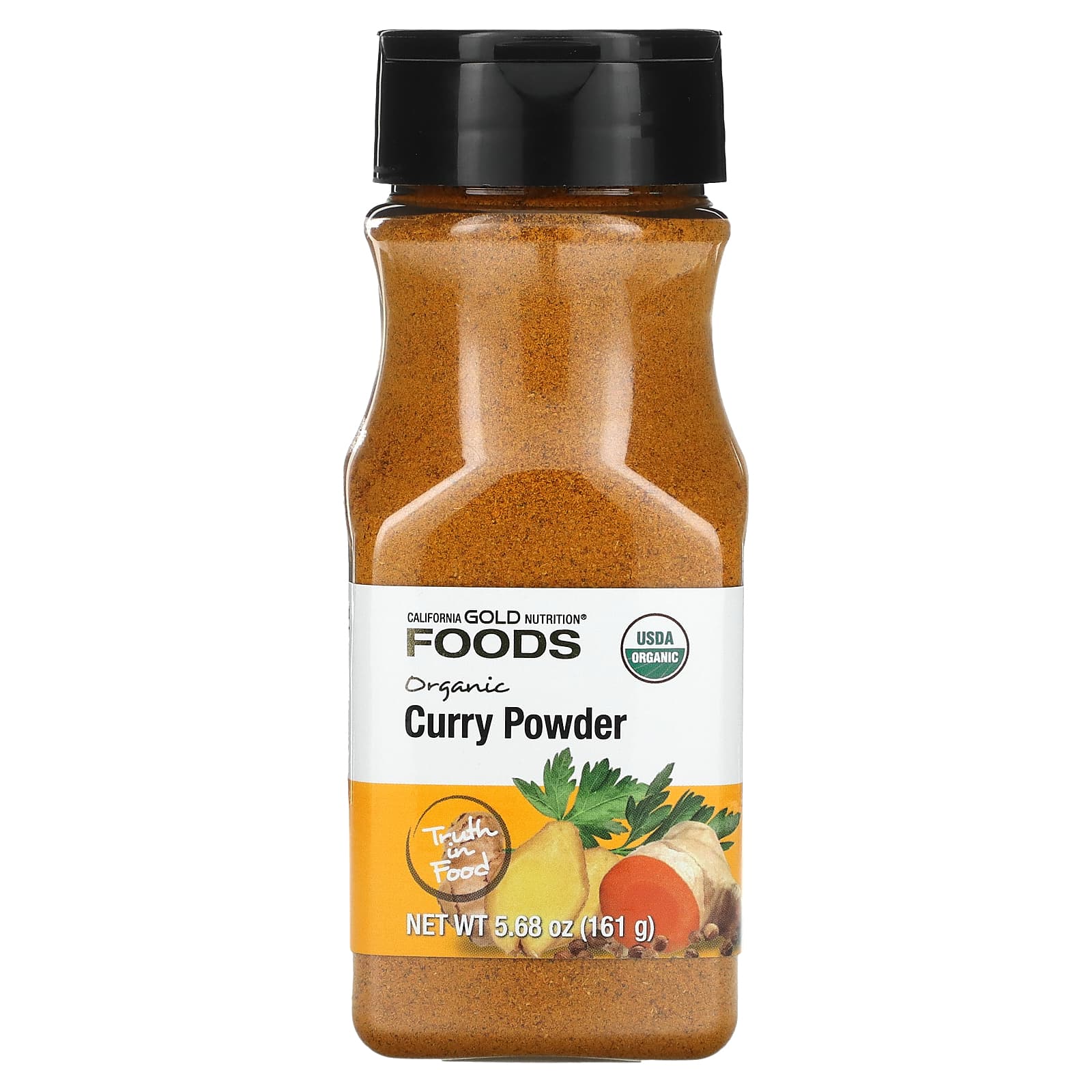 California Gold Nutrition, Foods, органический порошок карри, 161 г (5,68 унции)