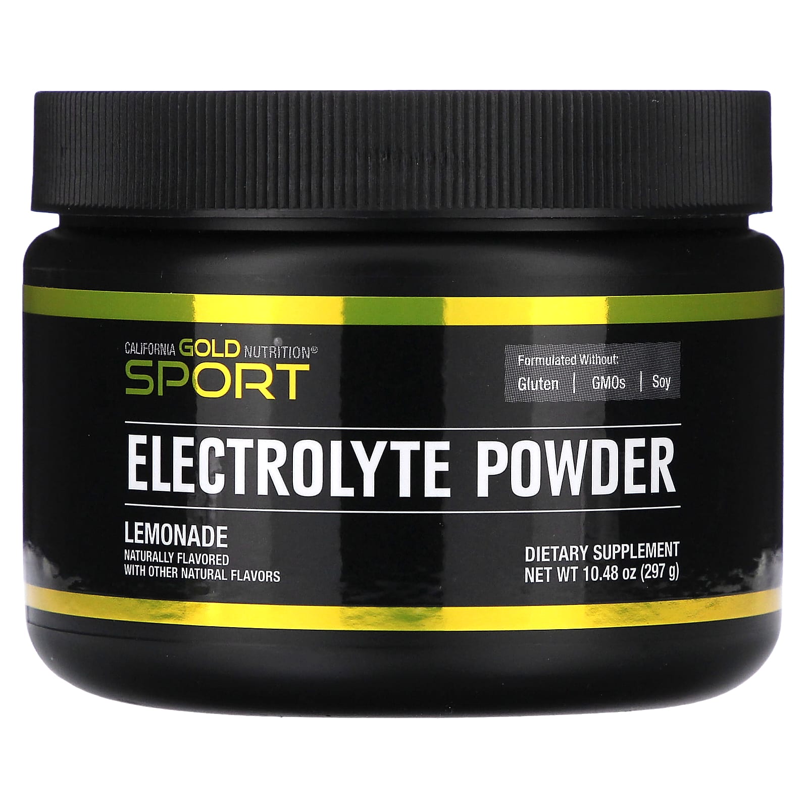 California Gold Nutrition, Sport, электролитный напиток в порошке, со вкусом натурального лимонада, 297 г (10,48 унции)