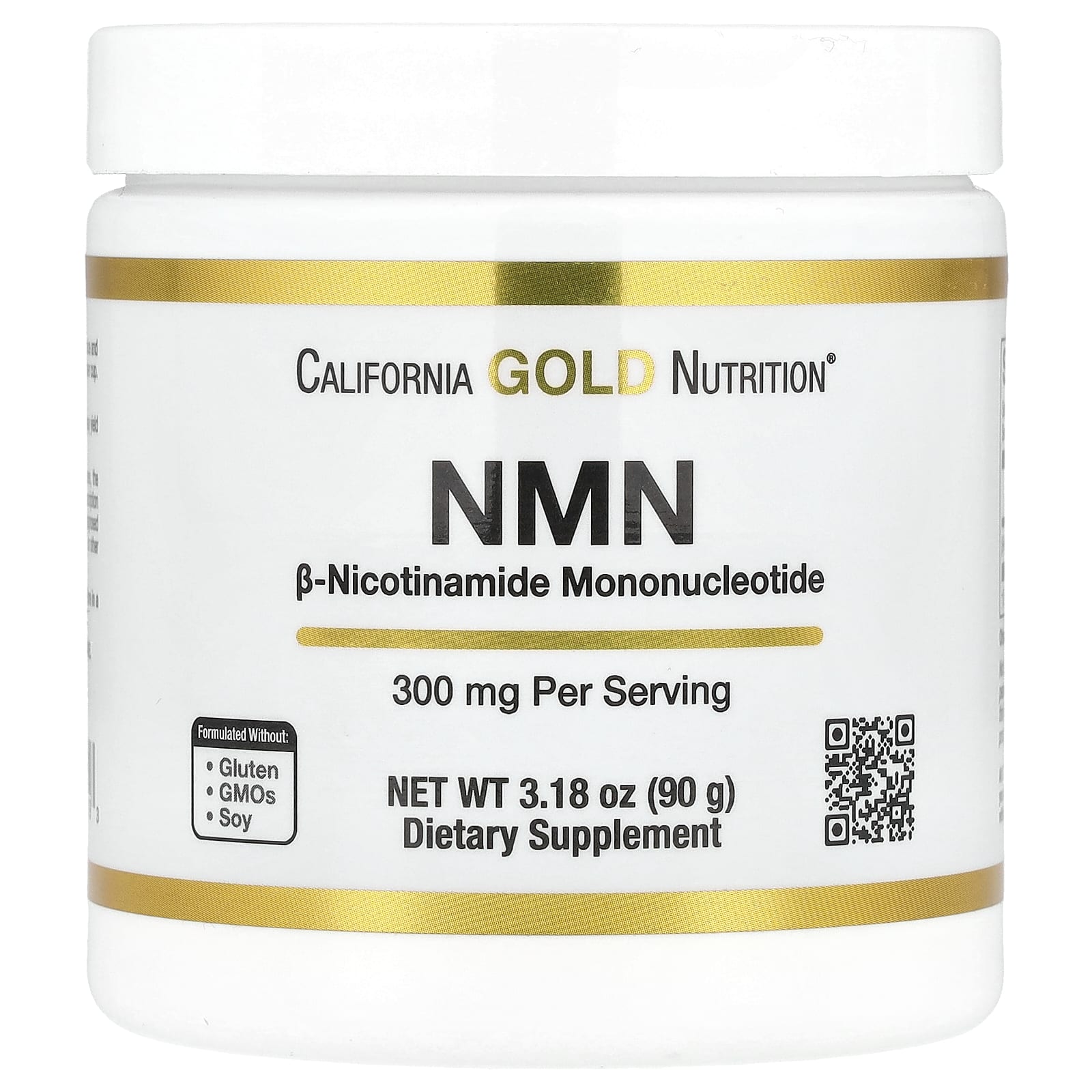 California Gold Nutrition NMN в порошке 300 мг 90 г 32 унции 10090₽