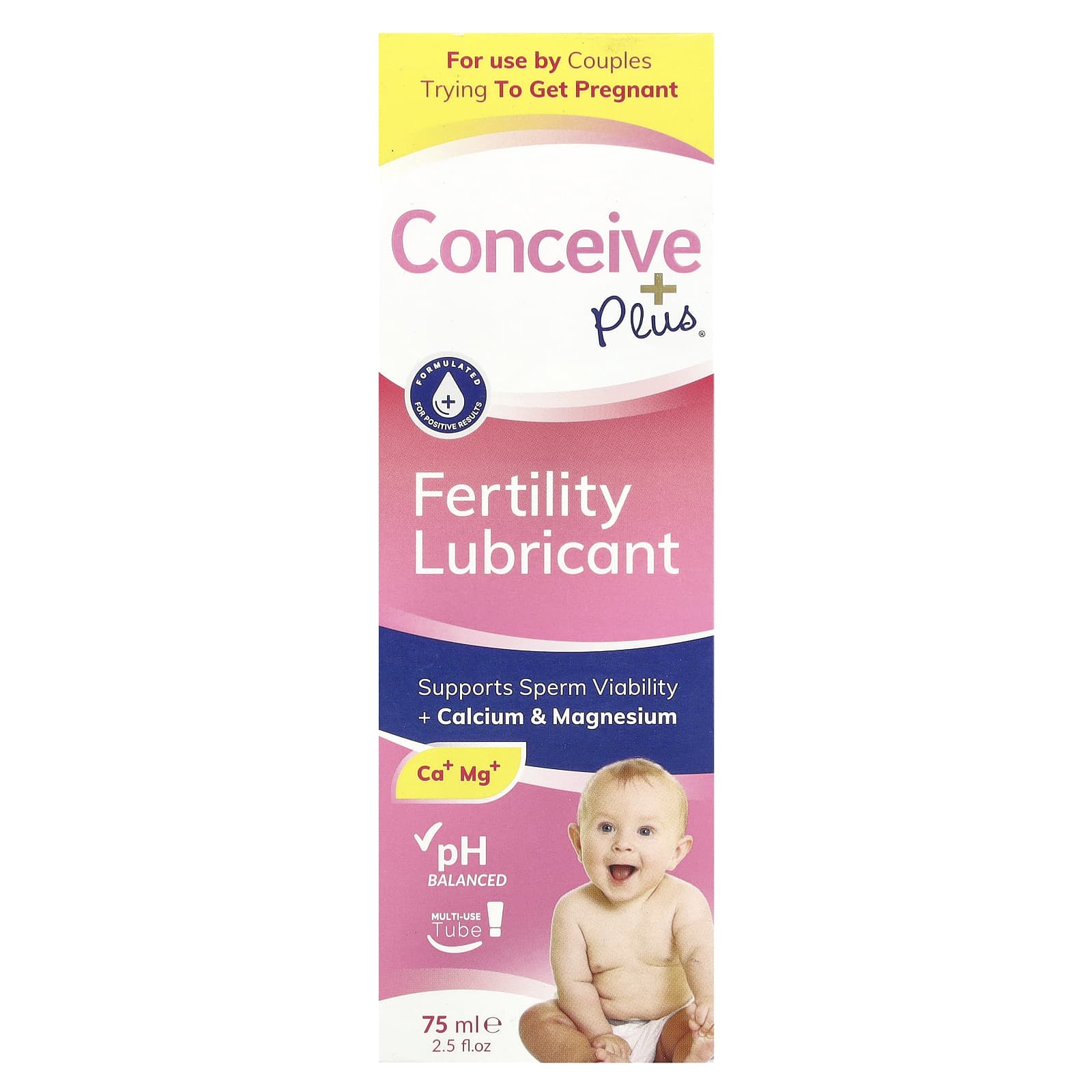 Conceive Plus, Смазка для повышения фертильности, 75 мл (2,5 жидк. Унции)