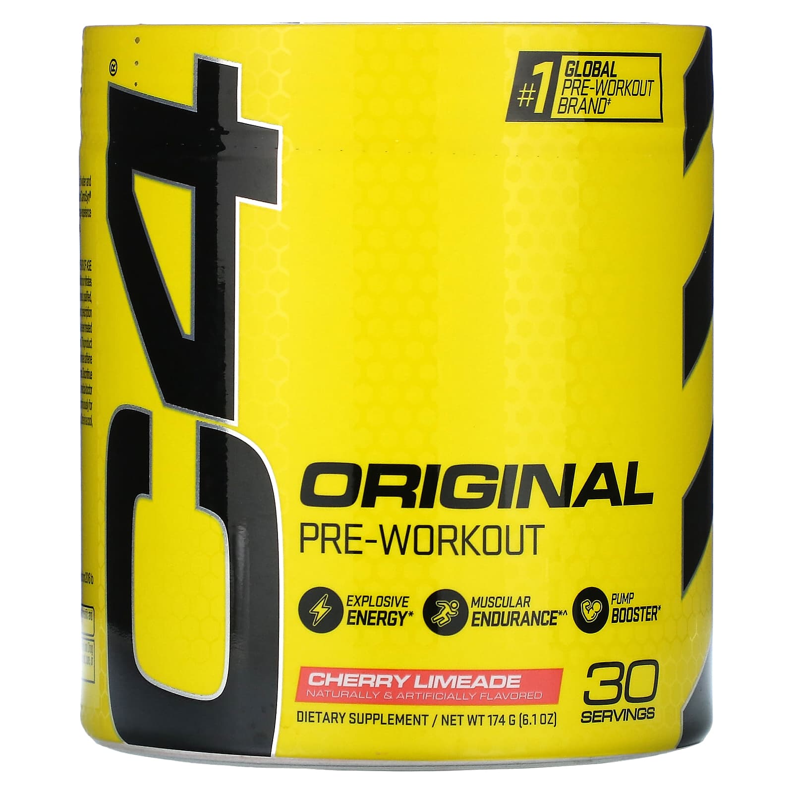 Cellucor, C4 Original Explosive, предтренировочный комплекс, вишневый лимонад, 195 г (6,88 унции)