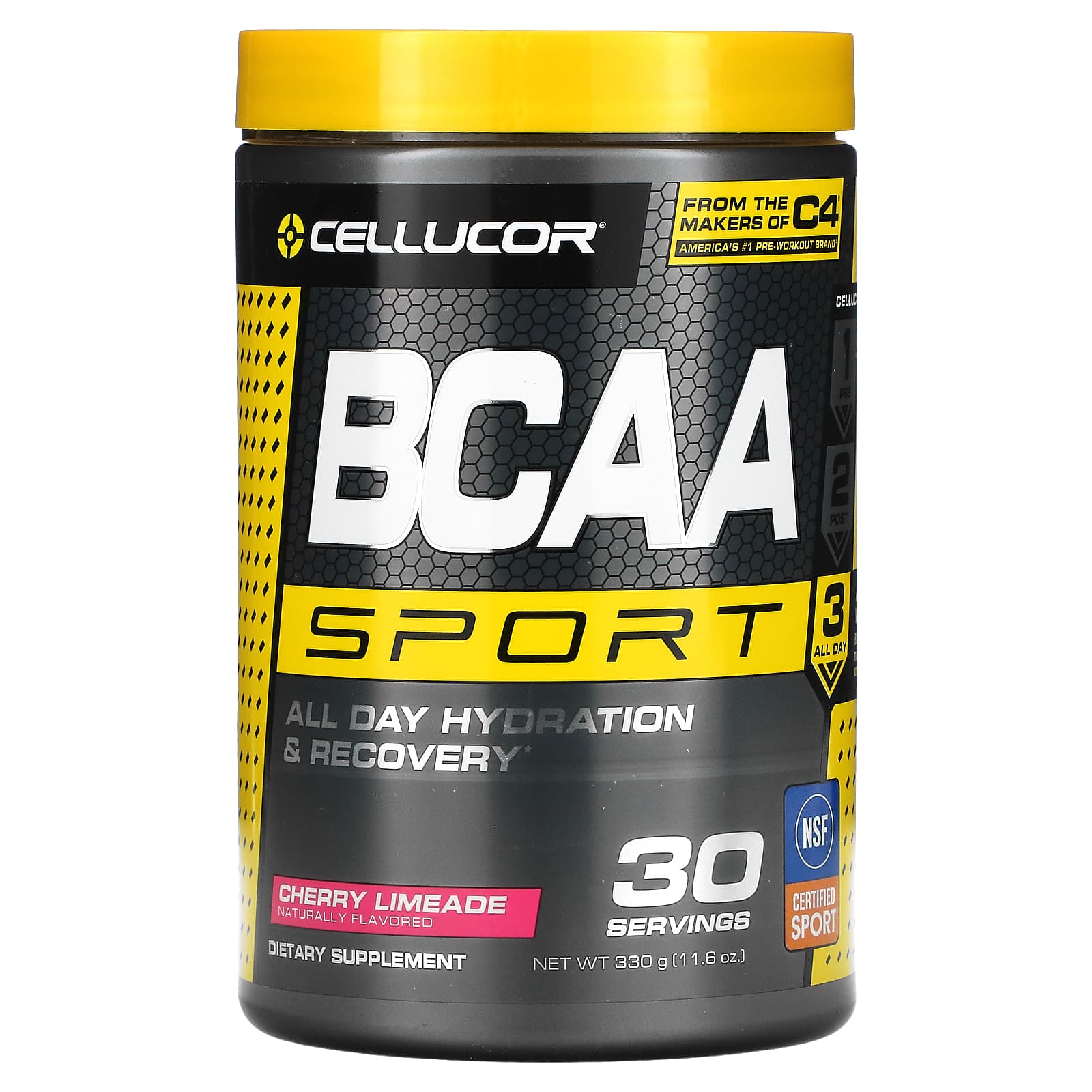 Cellucor, BCAA Sport, вишневый лаймад, 330 г (11,6 унции)