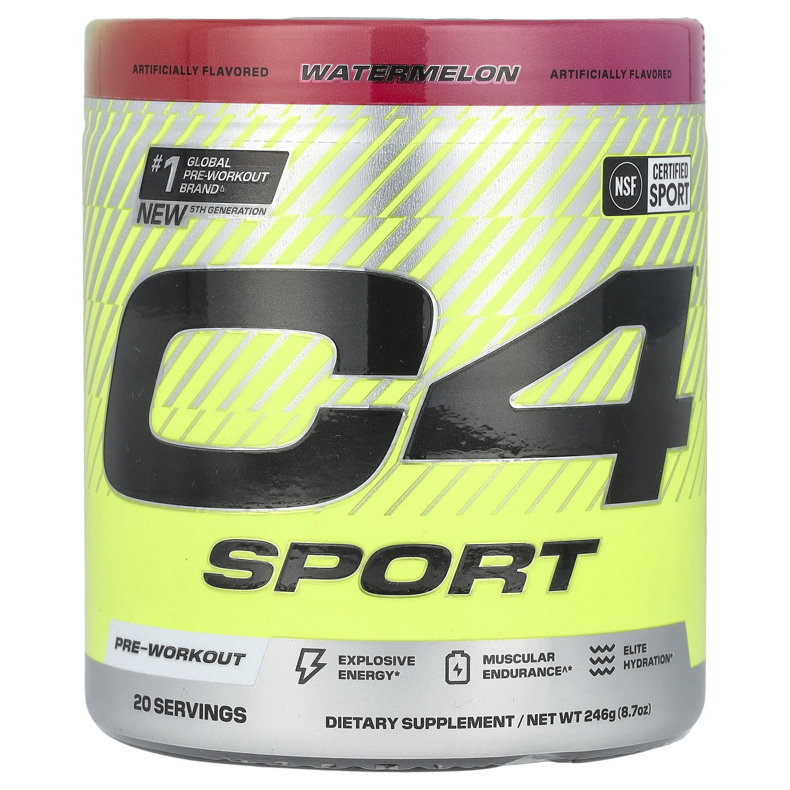 Cellucor, C4 Sport, перед тренировкой, арбуз, 246 г (8,7 унции)