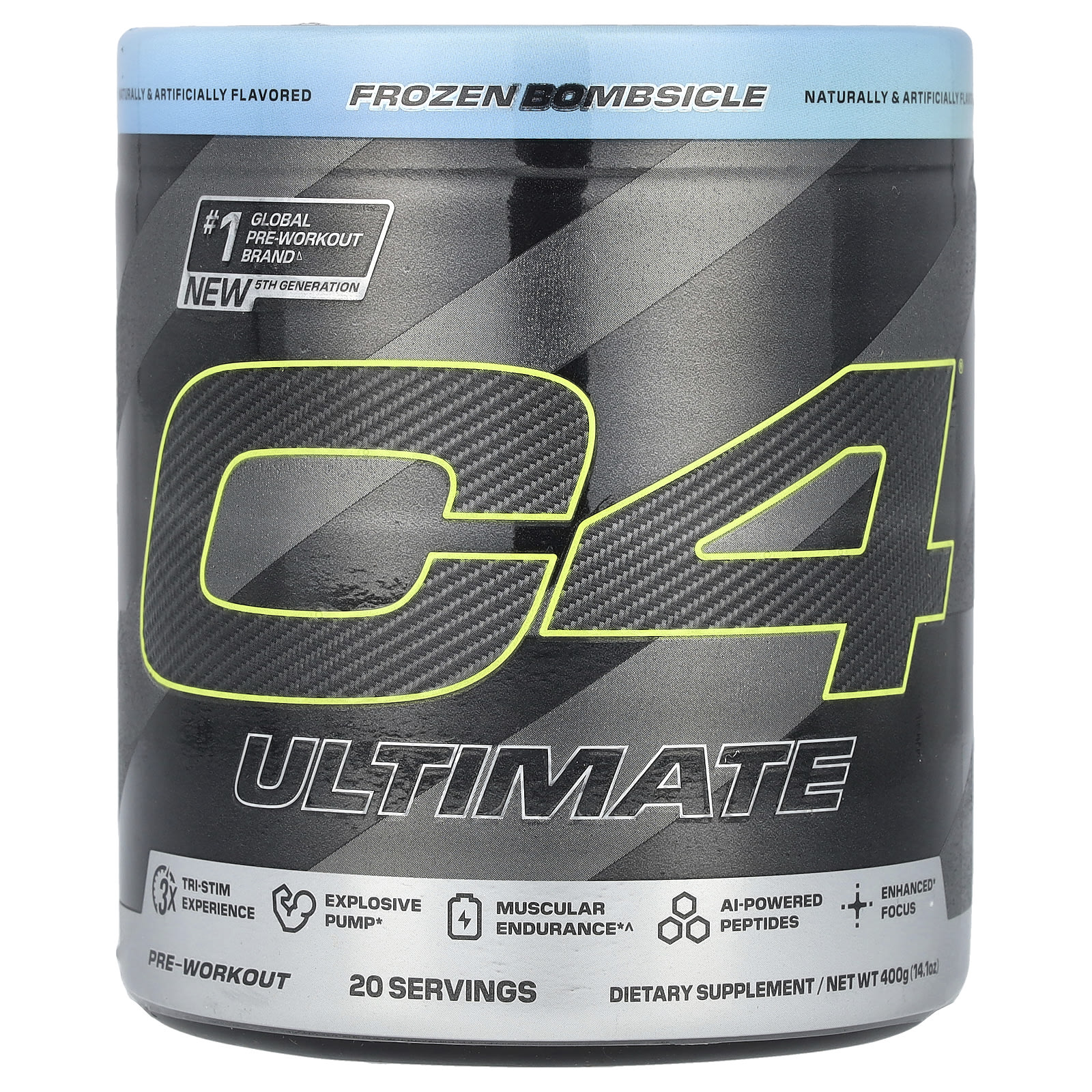 Cellucor, C4 Ultimate Pre-Workout, Frozen Bombsicle, 400 г (14,1 унции)