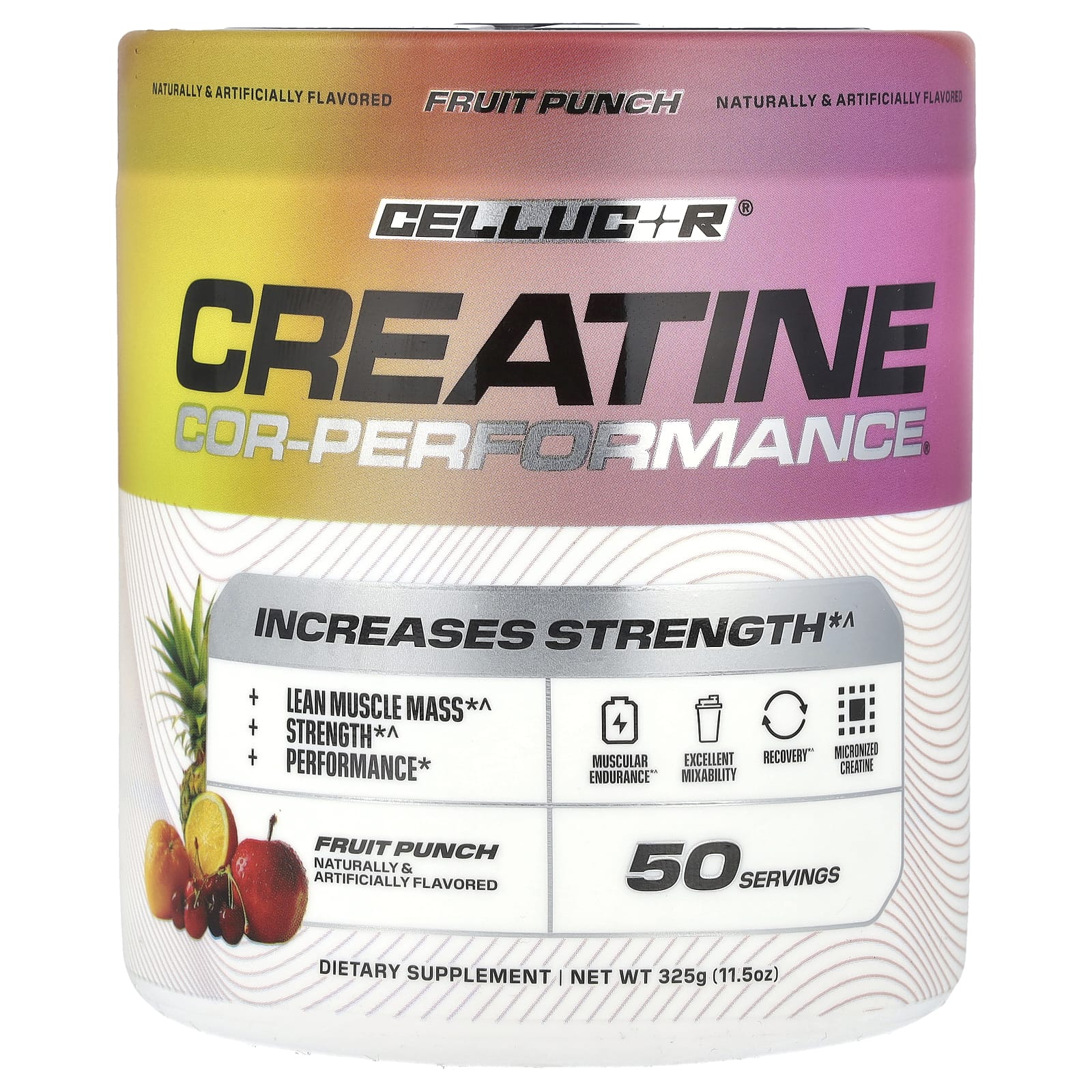 C4 / Cellucor, Creatine COR-Performance®, фруктовый пунш, 325 г (11,5 унции)