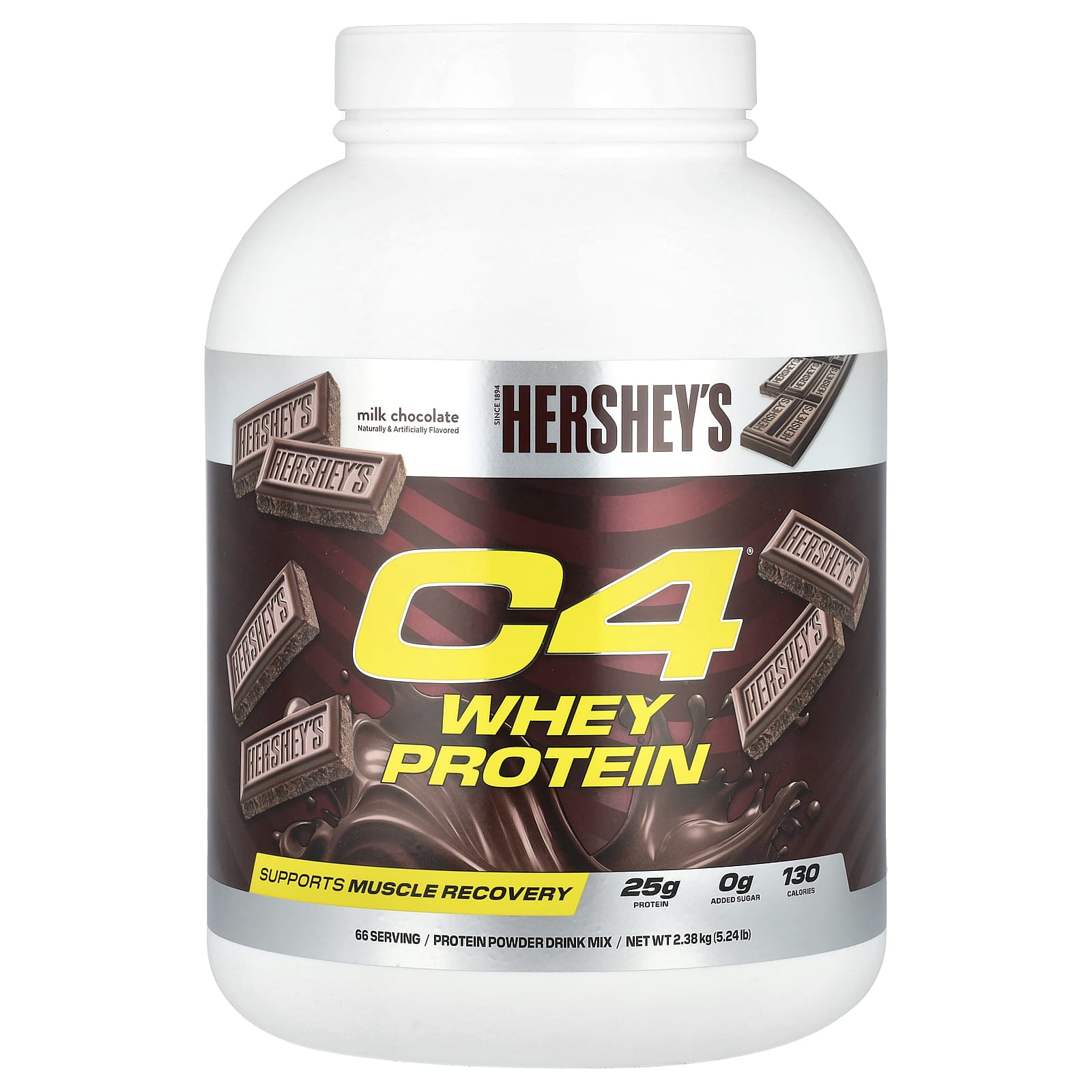 C4 / Cellucor, C4® Whey Protein, молочный шоколад Hershey, 2,38 кг (5,24 фунта)