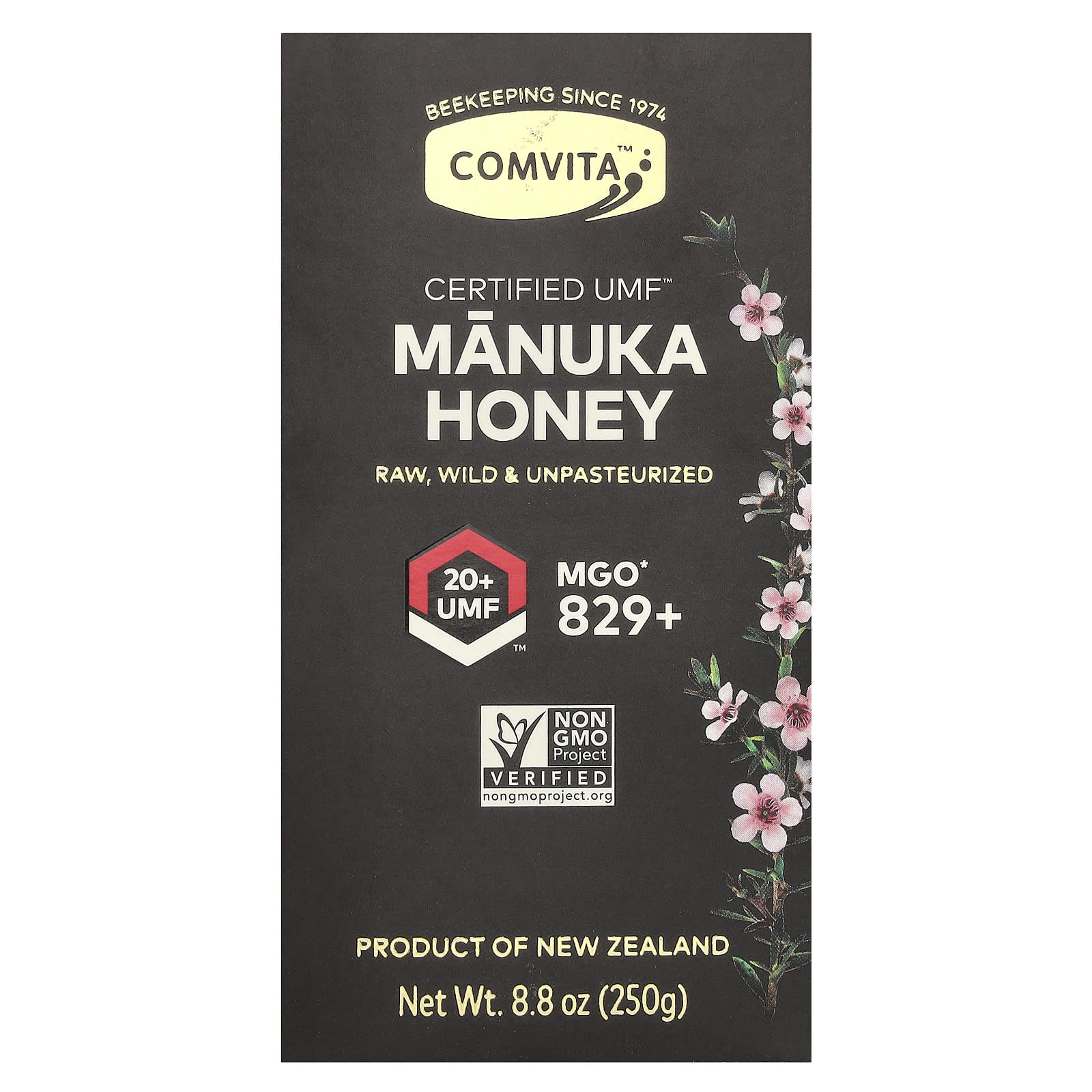 Comvita, Мед манука, UMF 20+, MGO 829+, 250 г (8,8 унции)