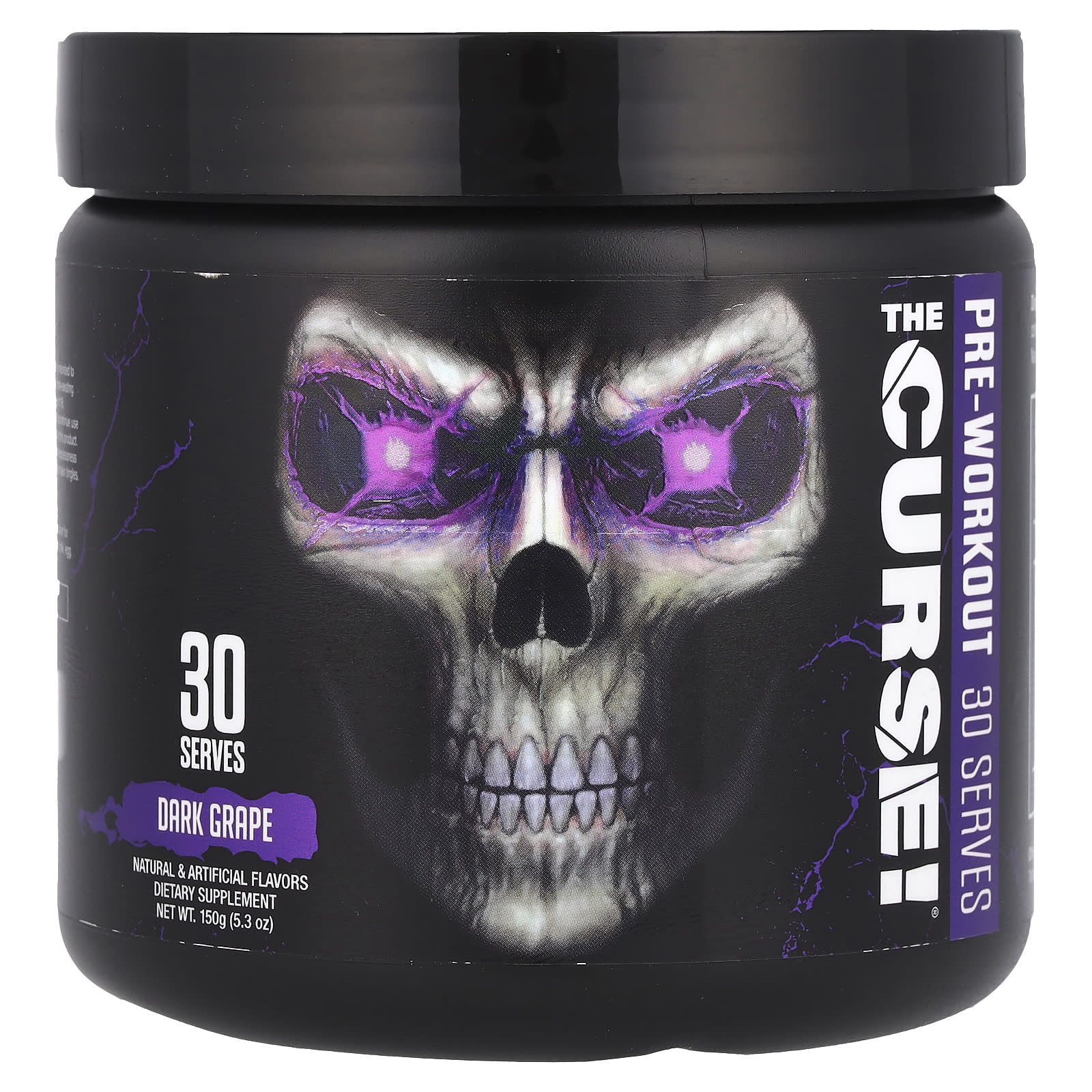 JNX Sports, The Curse!®, Pre-Workout, Dark Grape, 5.3 oz (150 g)