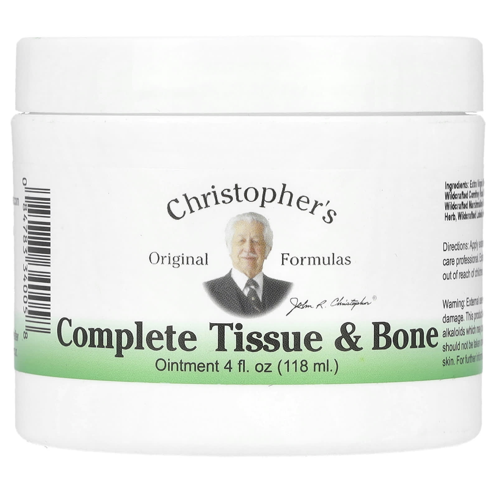 Christopher's Original Formulas, Совершенная мазь для тканей и костей, 4 жидких унции (118 мл)