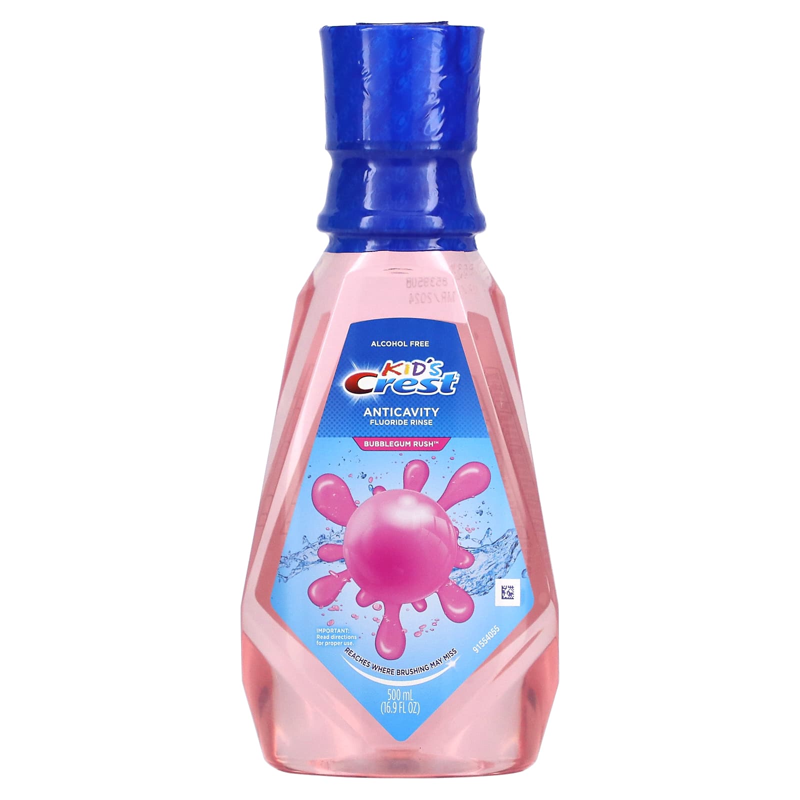 Crest, детский ополаскиватель для рта с фторидами для защиты от кариеса со вкусом жвачки, 500 мл (16,9 жидк. унций)