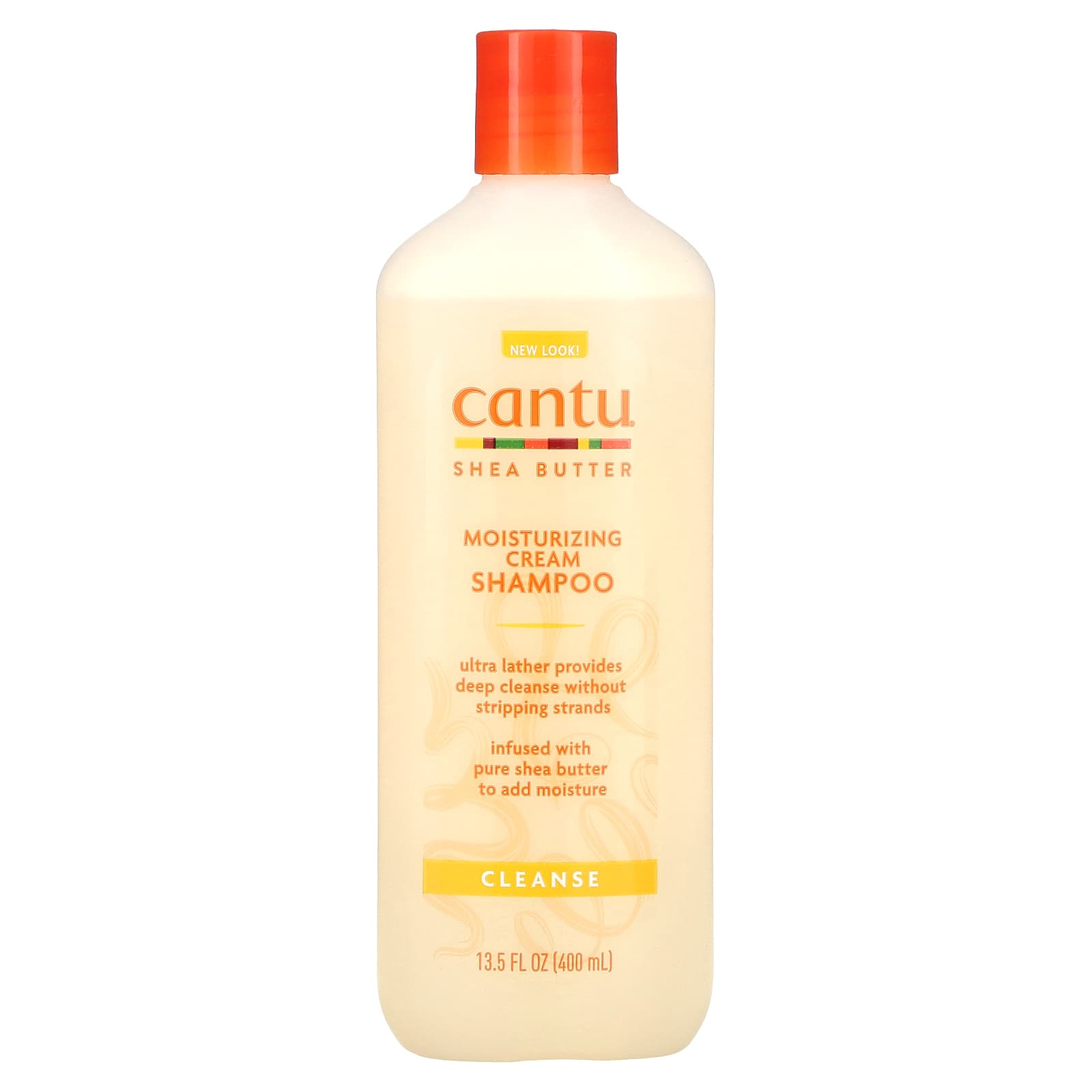 Cantu, Масло ши, Увлажняющий крем-шампунь, 13,5 жидких унций (400 мл)