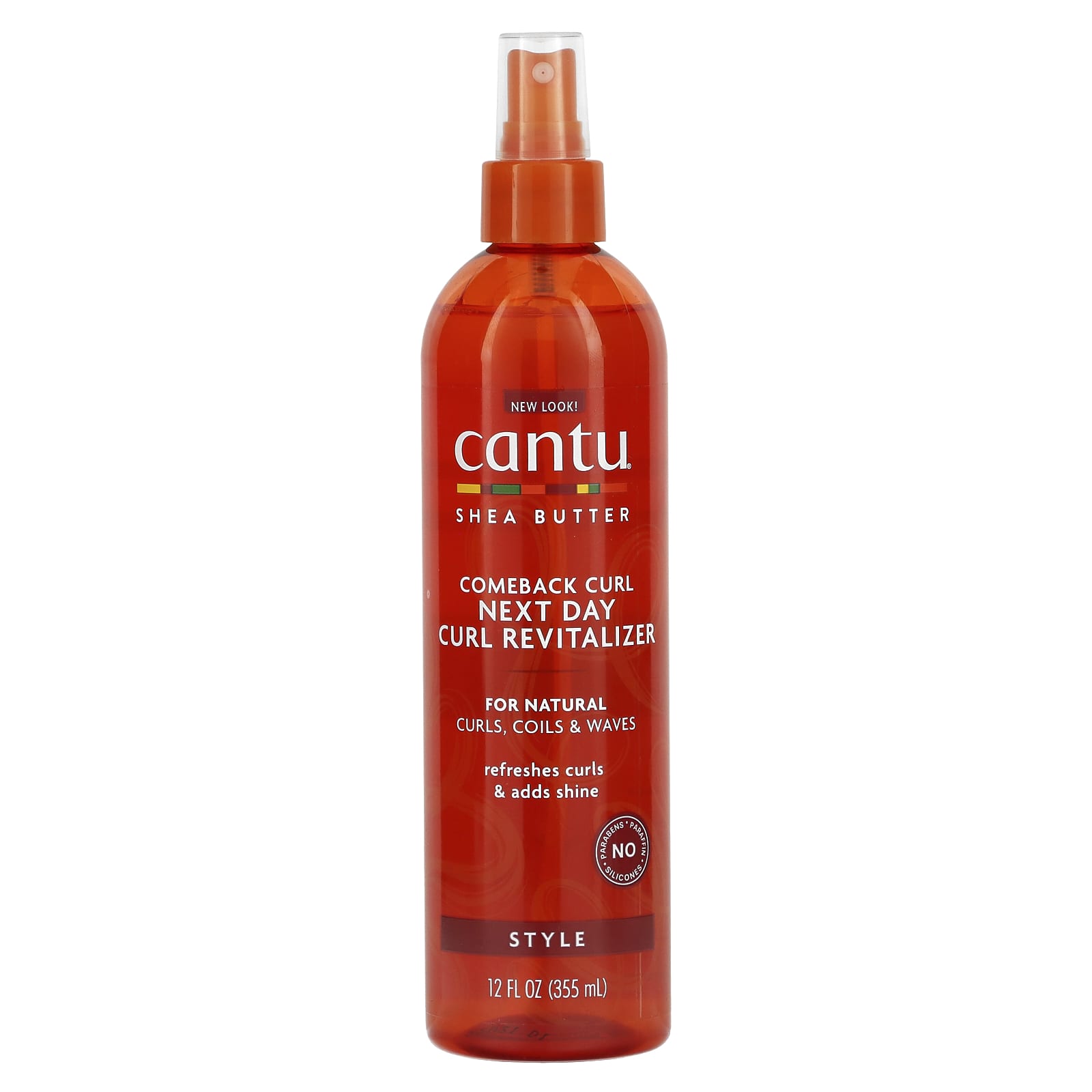 Cantu, Масло ши для натуральных волос, Comeback Curl, Revitalizer для завивки на следующий день, 12 жидких унций (355 мл)