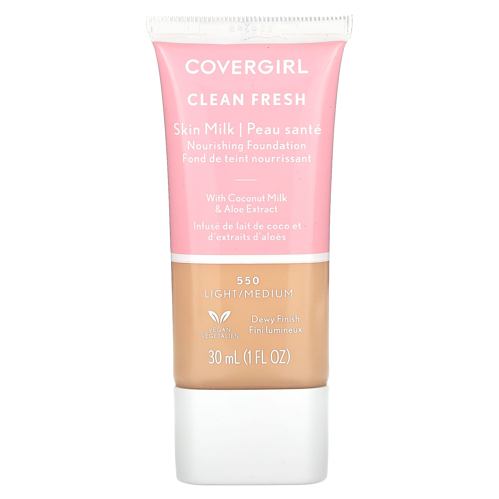 Covergirl, Clean Fresh, питательный тональный крем для кожи, тон 550 светлый/средний, 30 мл (1 жидк. унция)