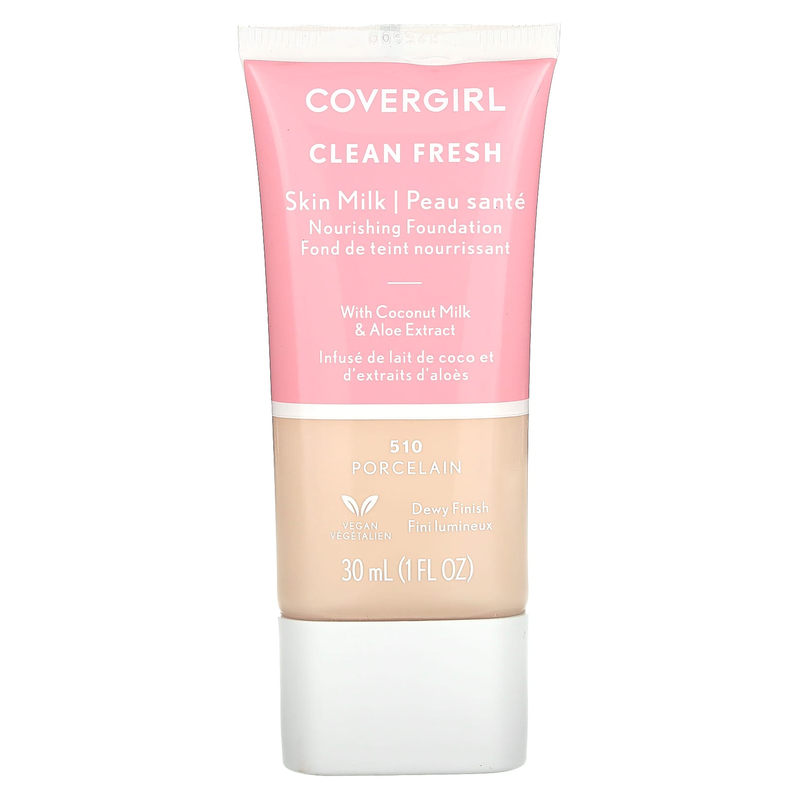 Covergirl, Clean Fresh, Skin Milk, питательный тональный крем, 510 фарфоровый, 30 мл (1 жидк. унция)