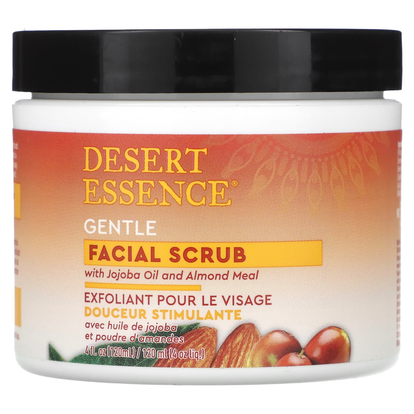 Desert Essence Нежный скраб для лица с маслом жожоба и миндальной мукой 120 мл 4 жидк Унции 2190₽