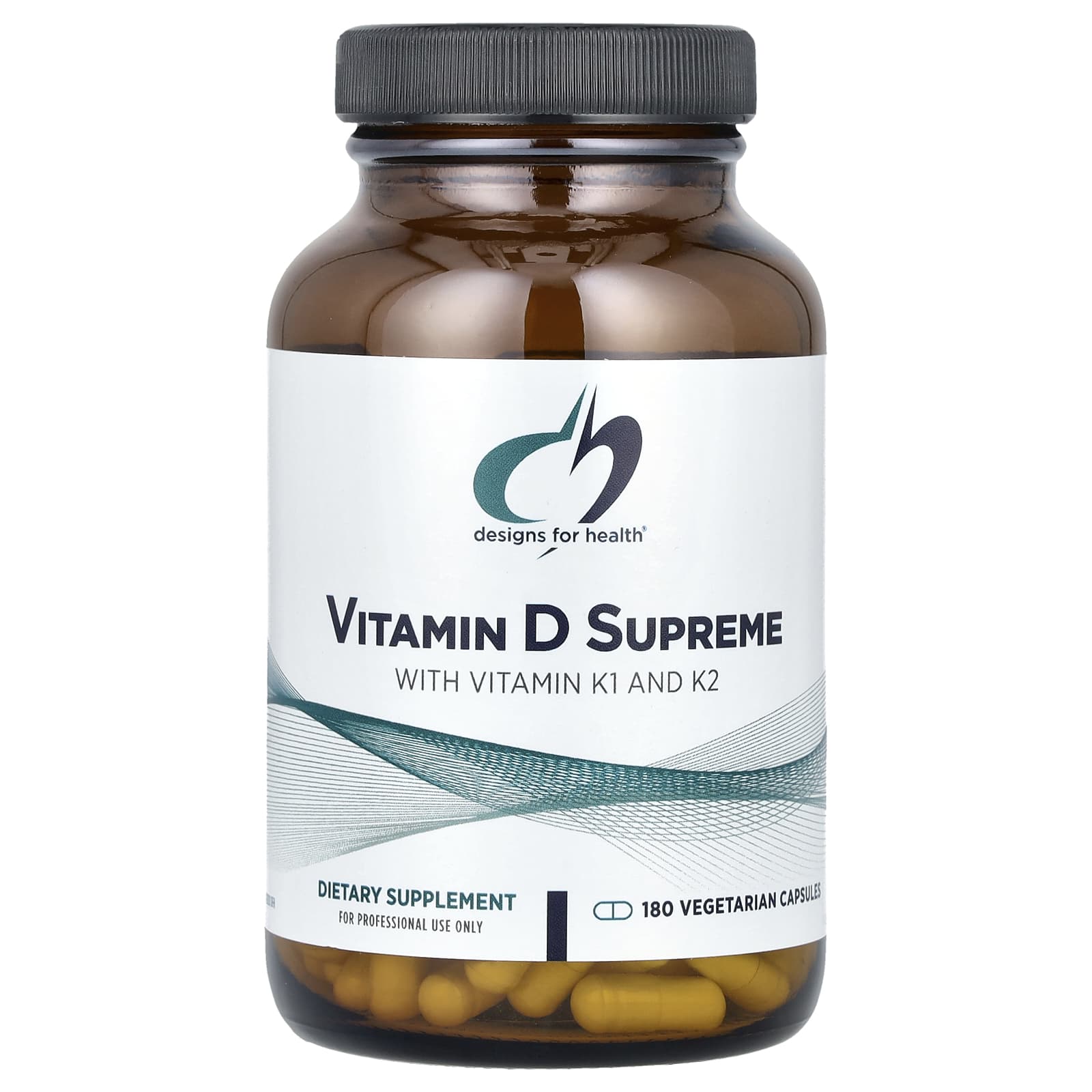 Designs For Health Vitamin D Supreme с витаминами K1 и K2 180 вегетарианских капсул 20990₽