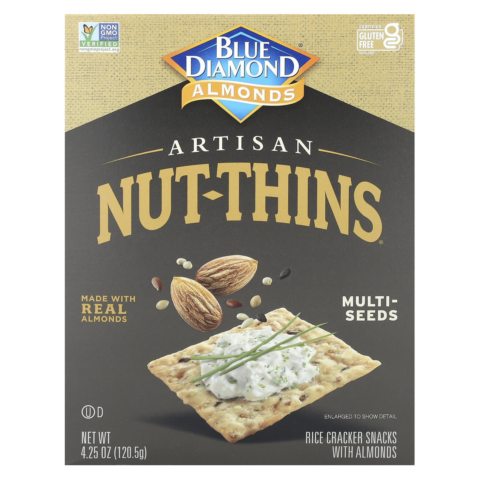 Blue Diamond Almonds Artisan Nut-Thins снэки с рисовыми крекерами несколько семян 1205 г 425 унции 1590₽