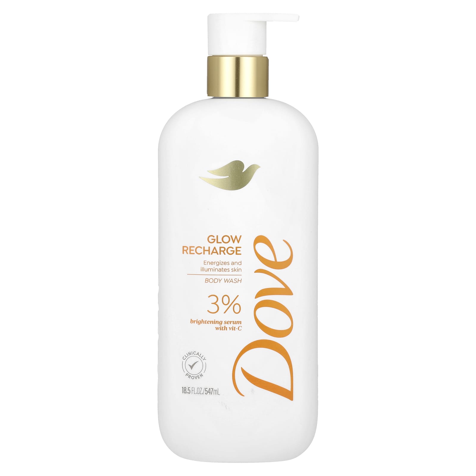 Dove, Glow Recharge, гель для душа, 547 мл (18,5 жидк. Унции)