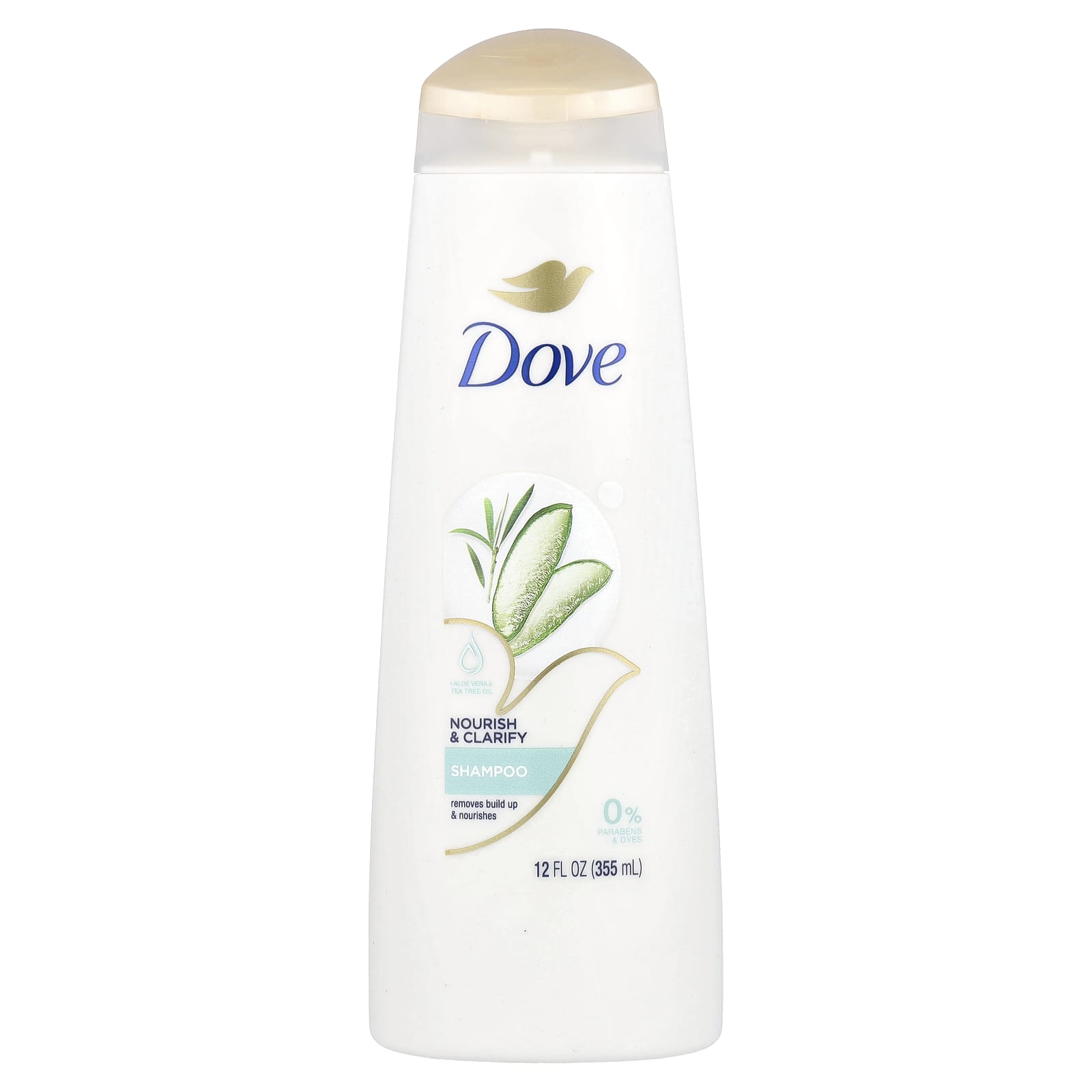 Dove, Питательный и очищающий шампунь, 355 мл (12 жидк. Унций)