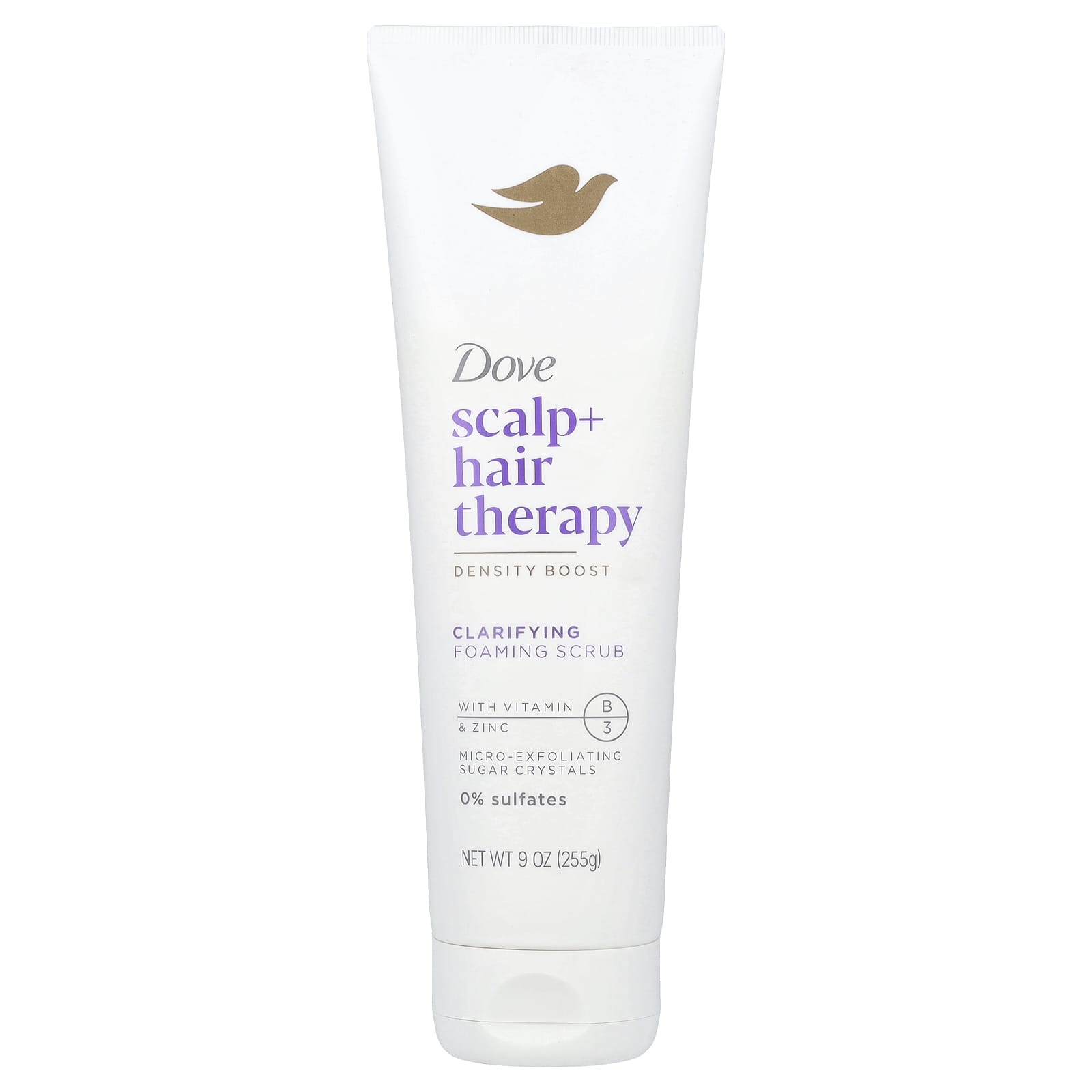 Dove, Scalp + Hair Therapy, очищающий пенный скраб, 255 г (9 унций)