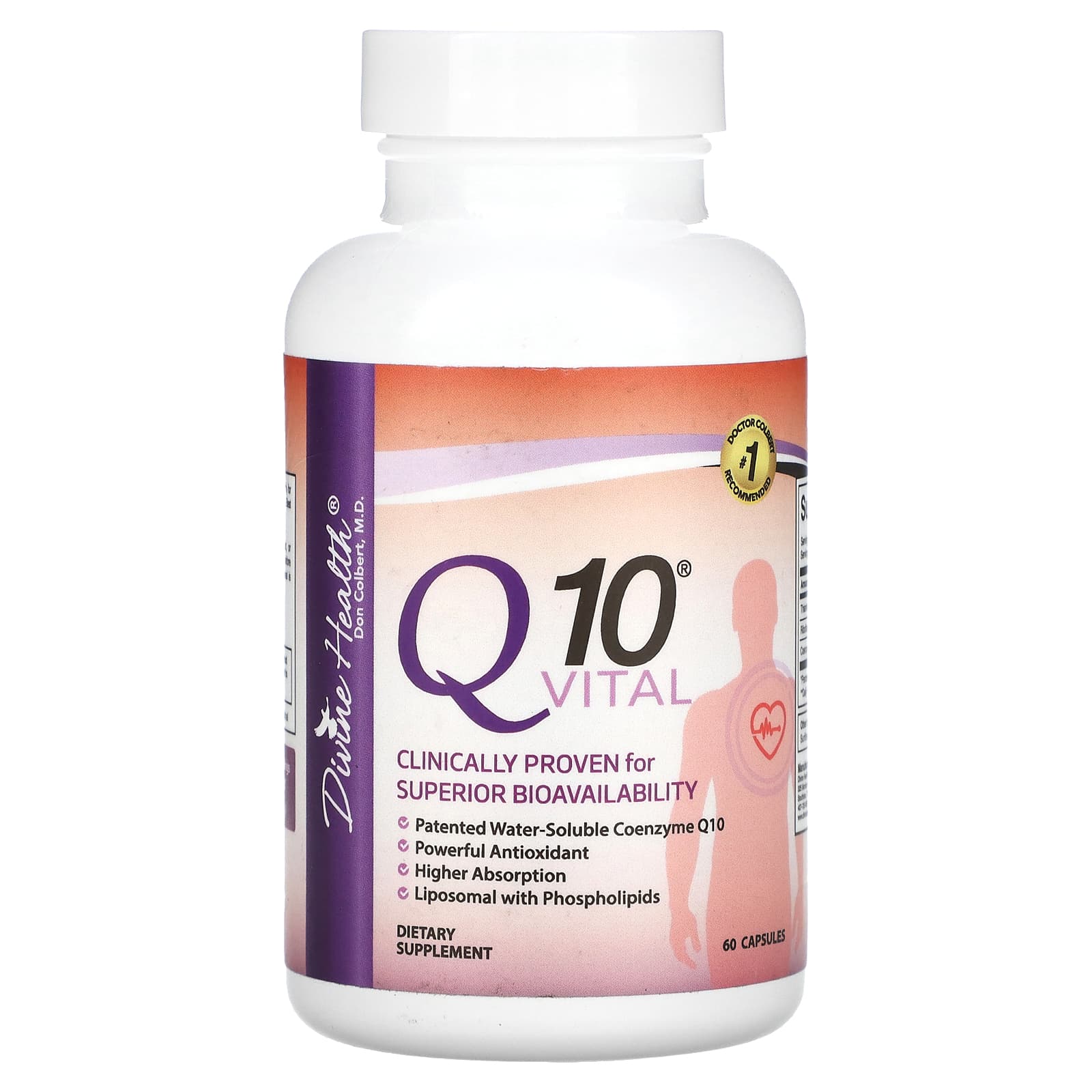 Divine Health Q10 Vital 60 капсул 5790₽