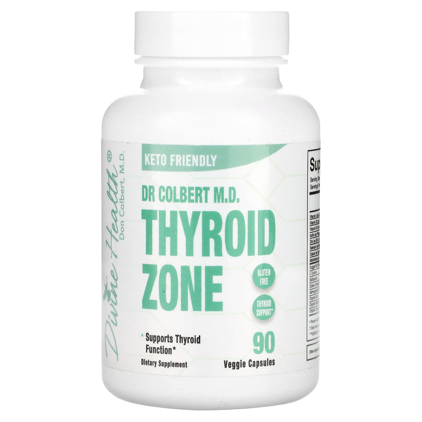 Divine Health доктора медицины Кольбера Thyroid Zone 90 растительных капсул 6490₽