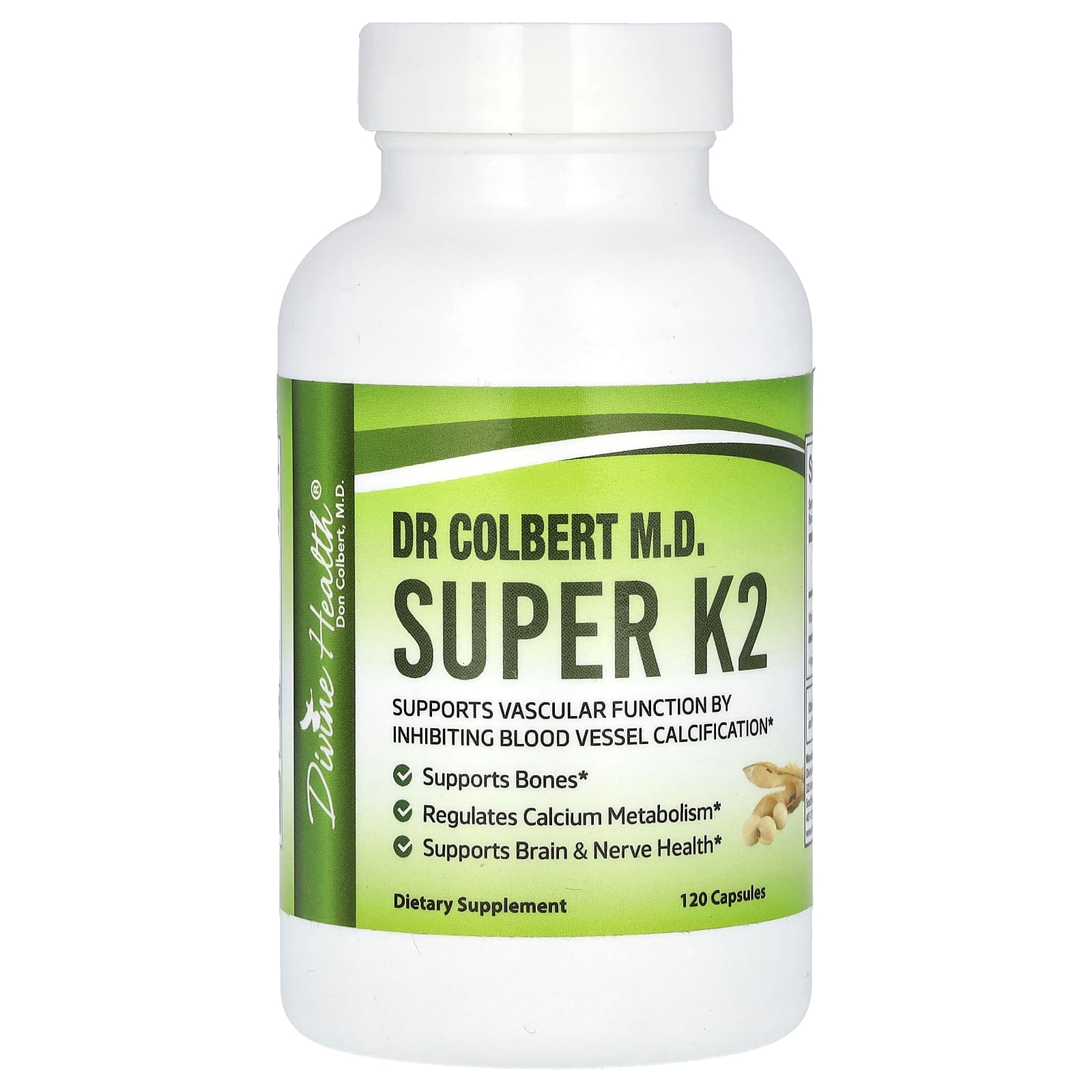 Divine Health Dr Colbert MD Super K2 120 капсул 3990₽