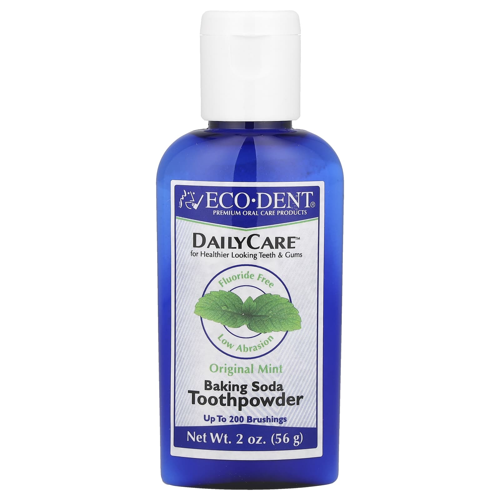 Eco-Dent Daily Care зубной порошок с пищевой содой Оригинальная мята 56 г 2 унции 1990₽