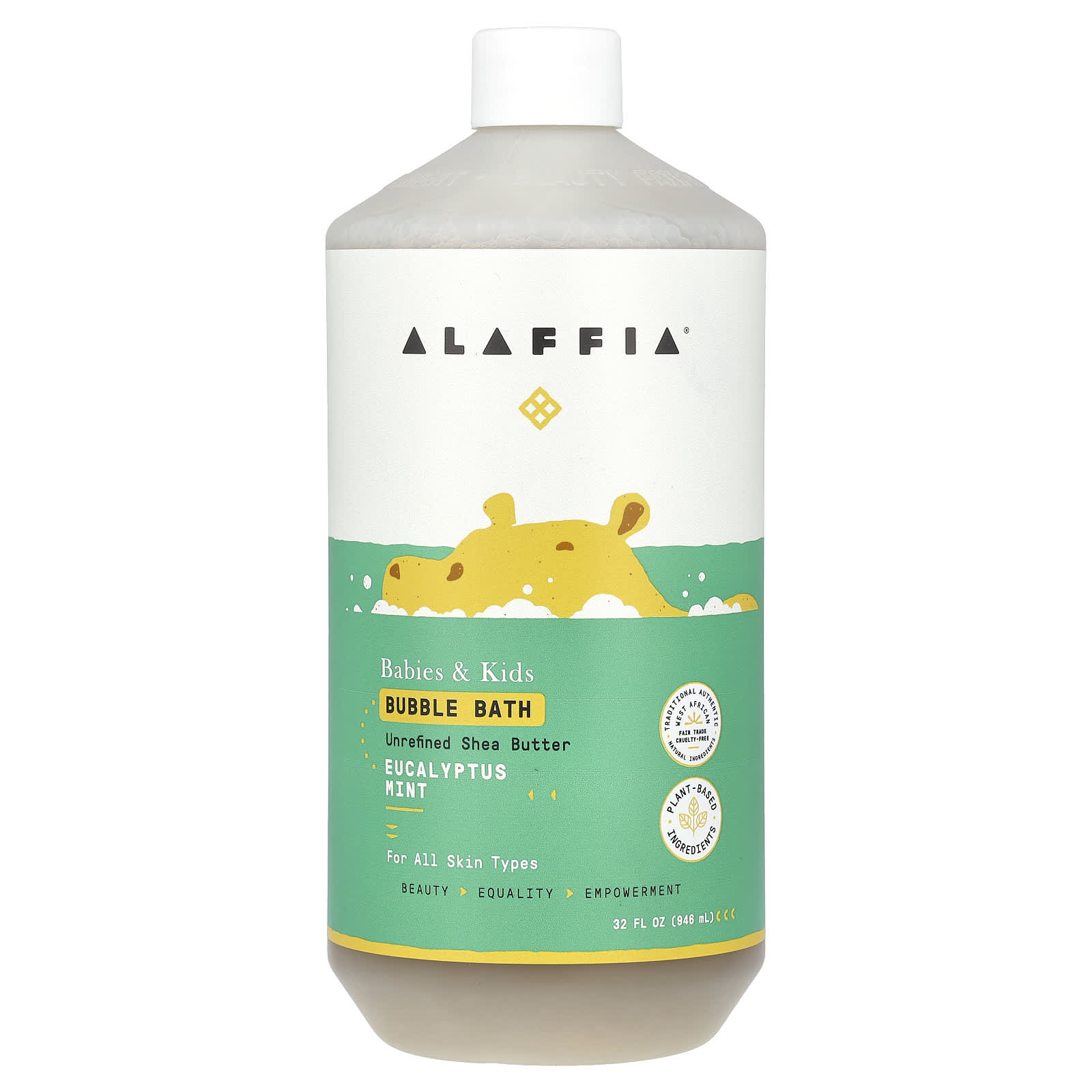 Alaffia Kids Bubble Bath мята с эвкалиптом 950 мл 32 жидких унции 3090₽