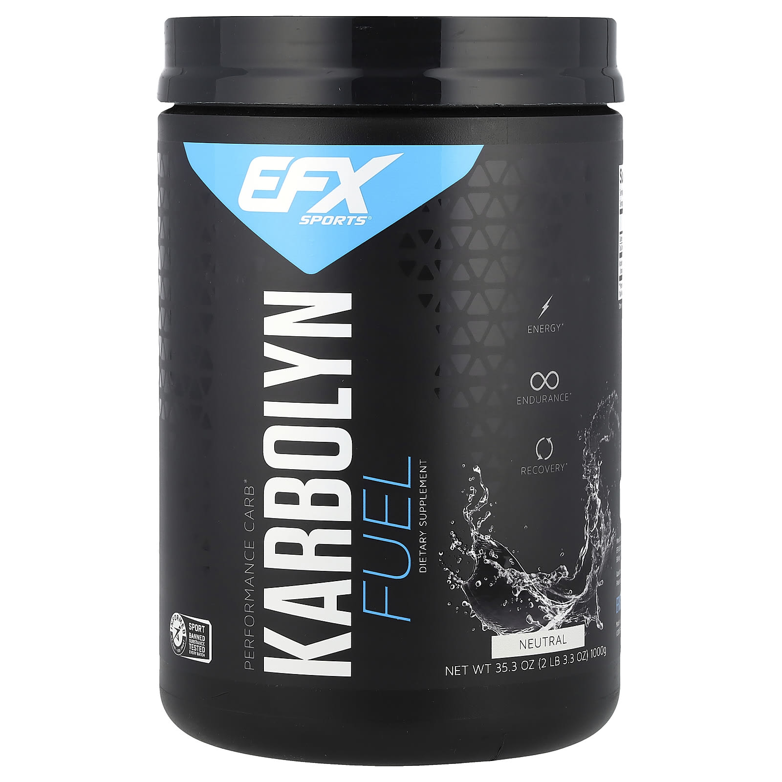 EFX Sports, Karbolyn Fuel, нейтральный, 1000 г (2 фунта)