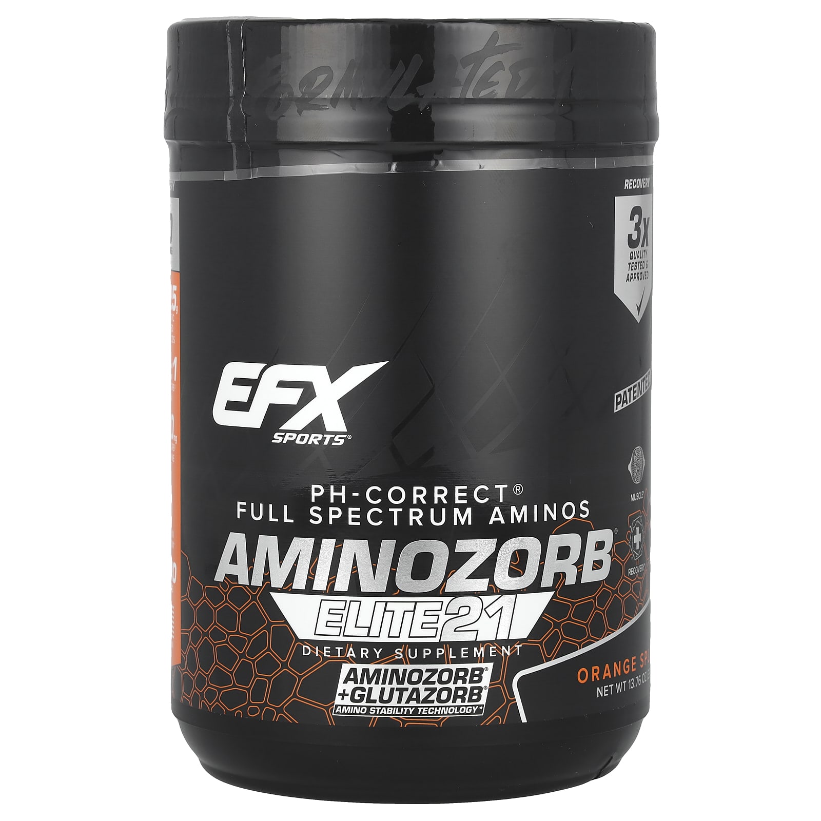 EFX Sports, AminoZorb® Elite 21, апельсиновый всплеск, 390 г (13,76 унции)