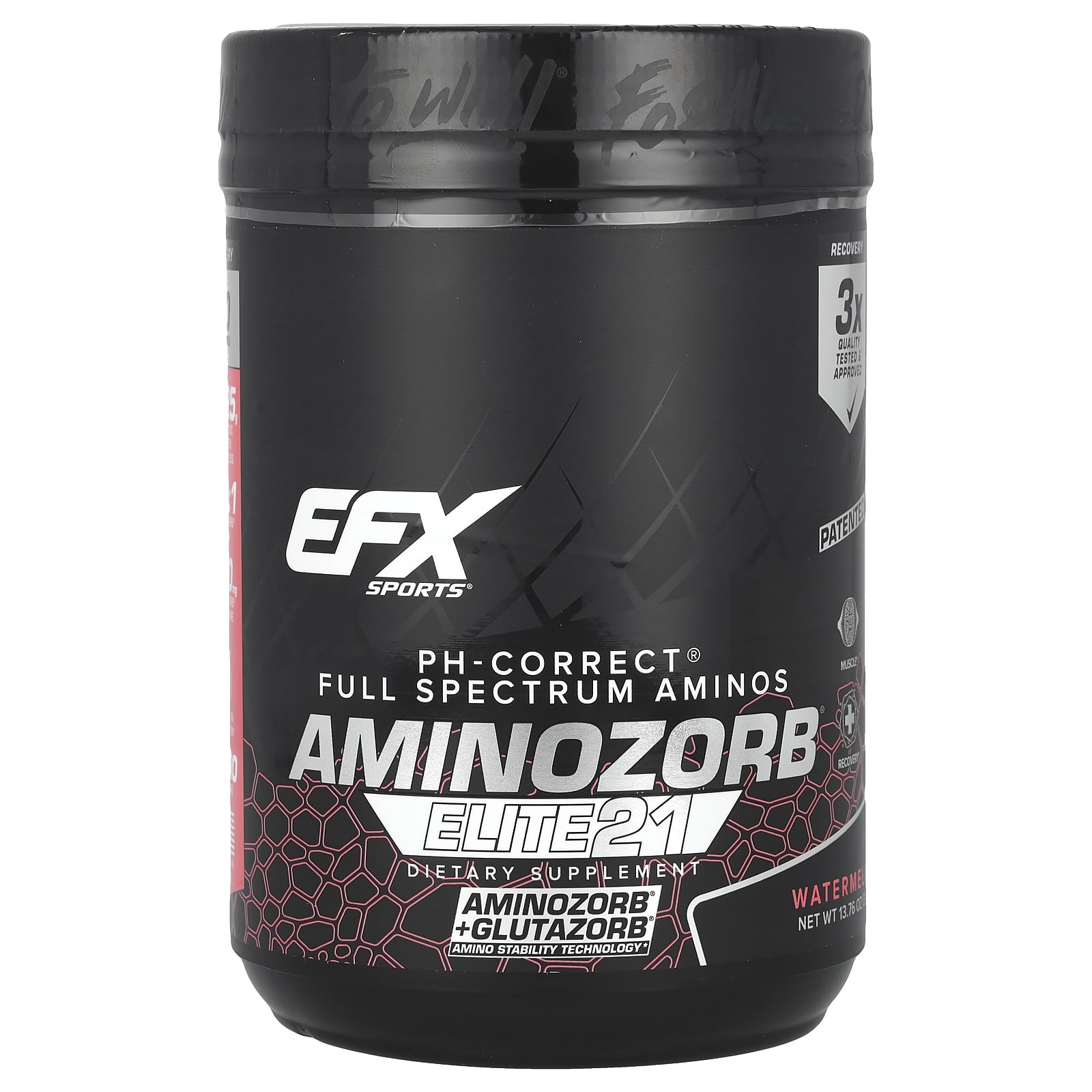 EFX Sports, AminoZorb® Elite 21, арбуз, 390 г (13,76 унции)