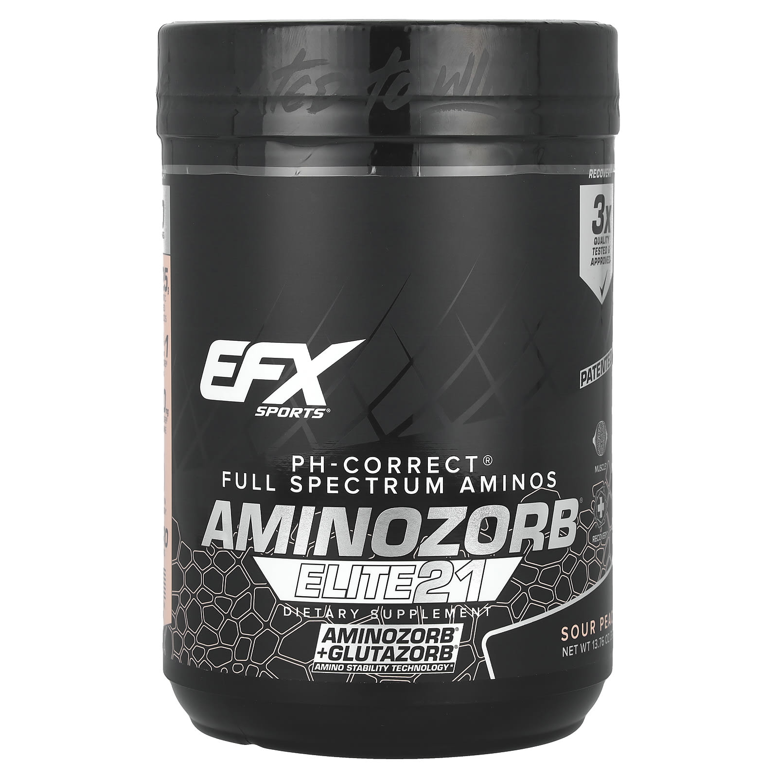 EFX Sports, AminoZorb® Elite 21, персиковый, 390 г (13,76 унции)